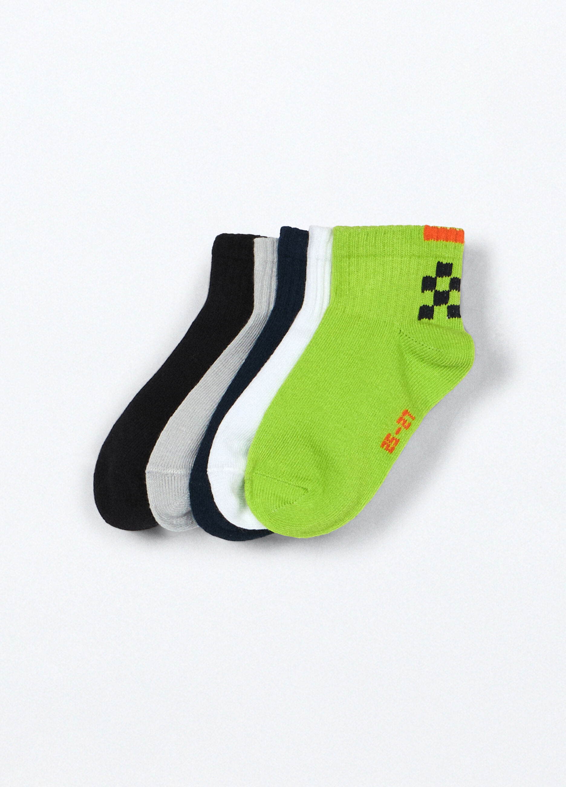 Pack 5 calze misto cotone bambino_0