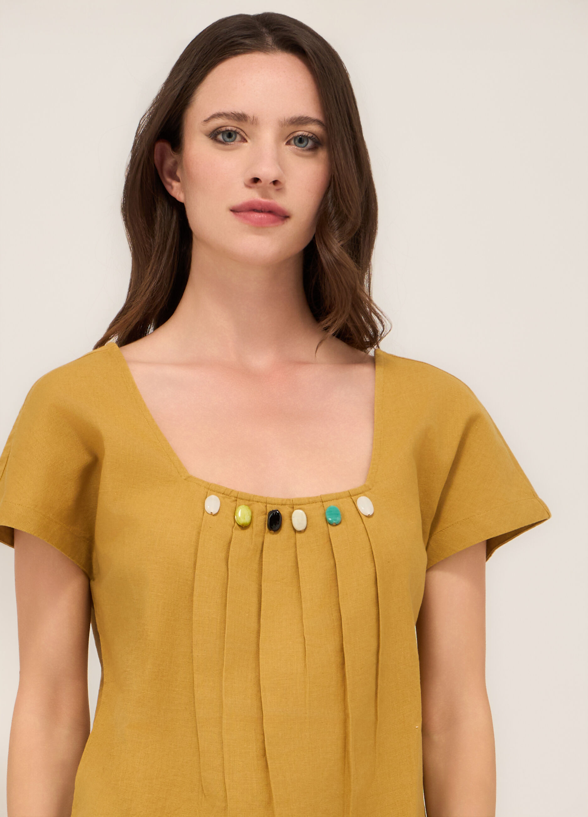 Blusa misto lino donna_2
