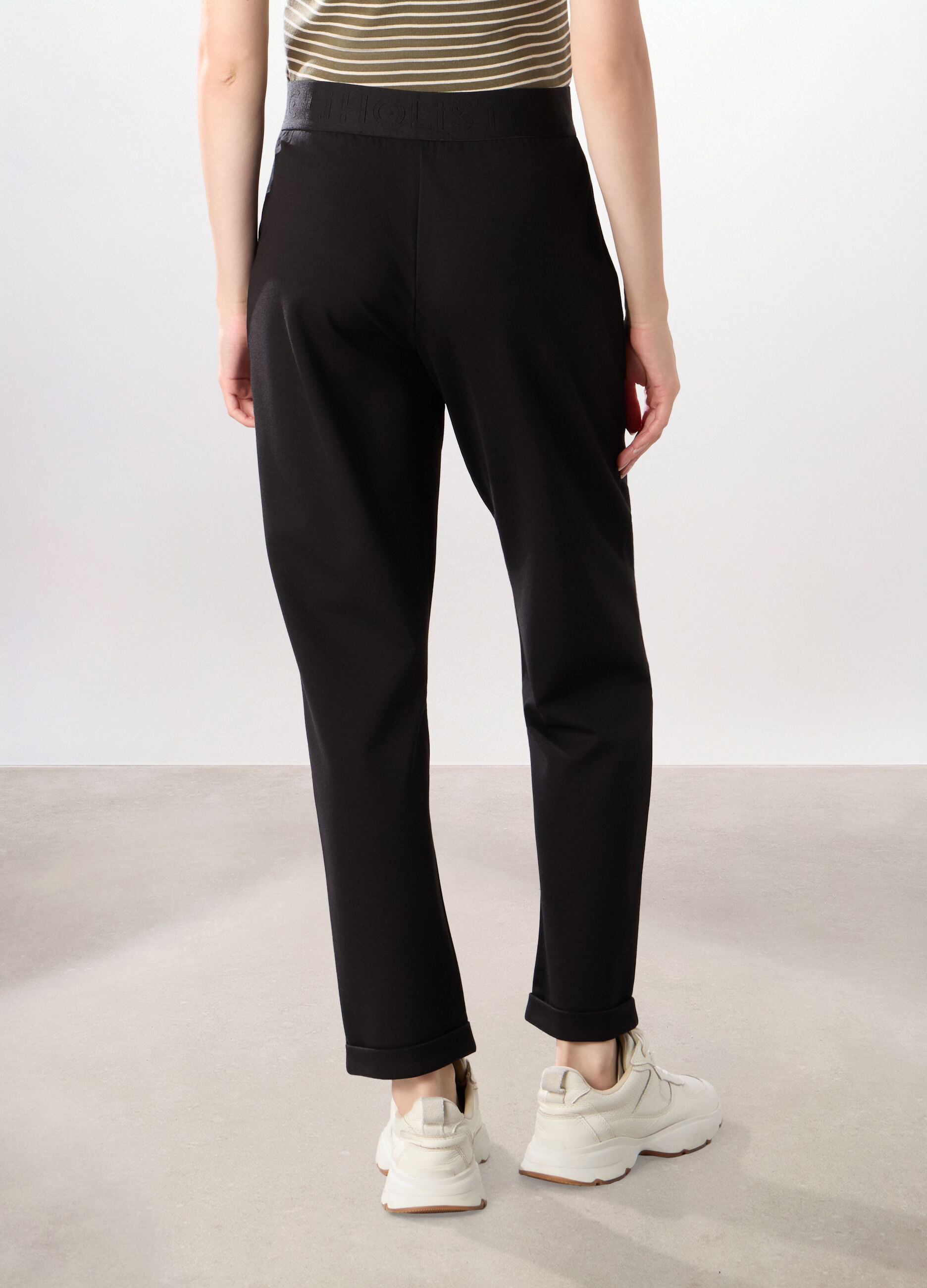 Jogger in jersey stretch misto viscosa donna_1