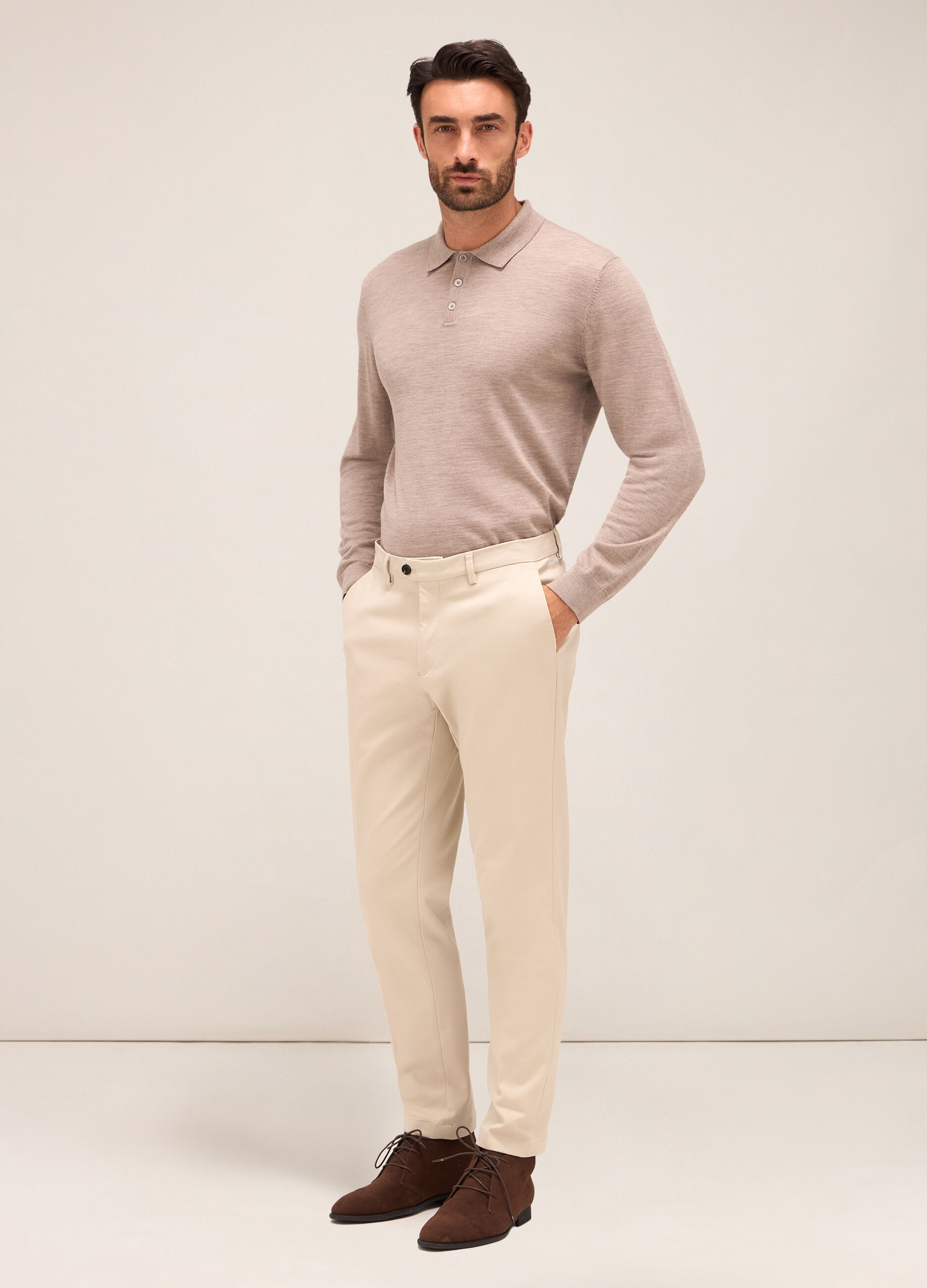 Pantalone Rumford in cotone stretch uomo_0