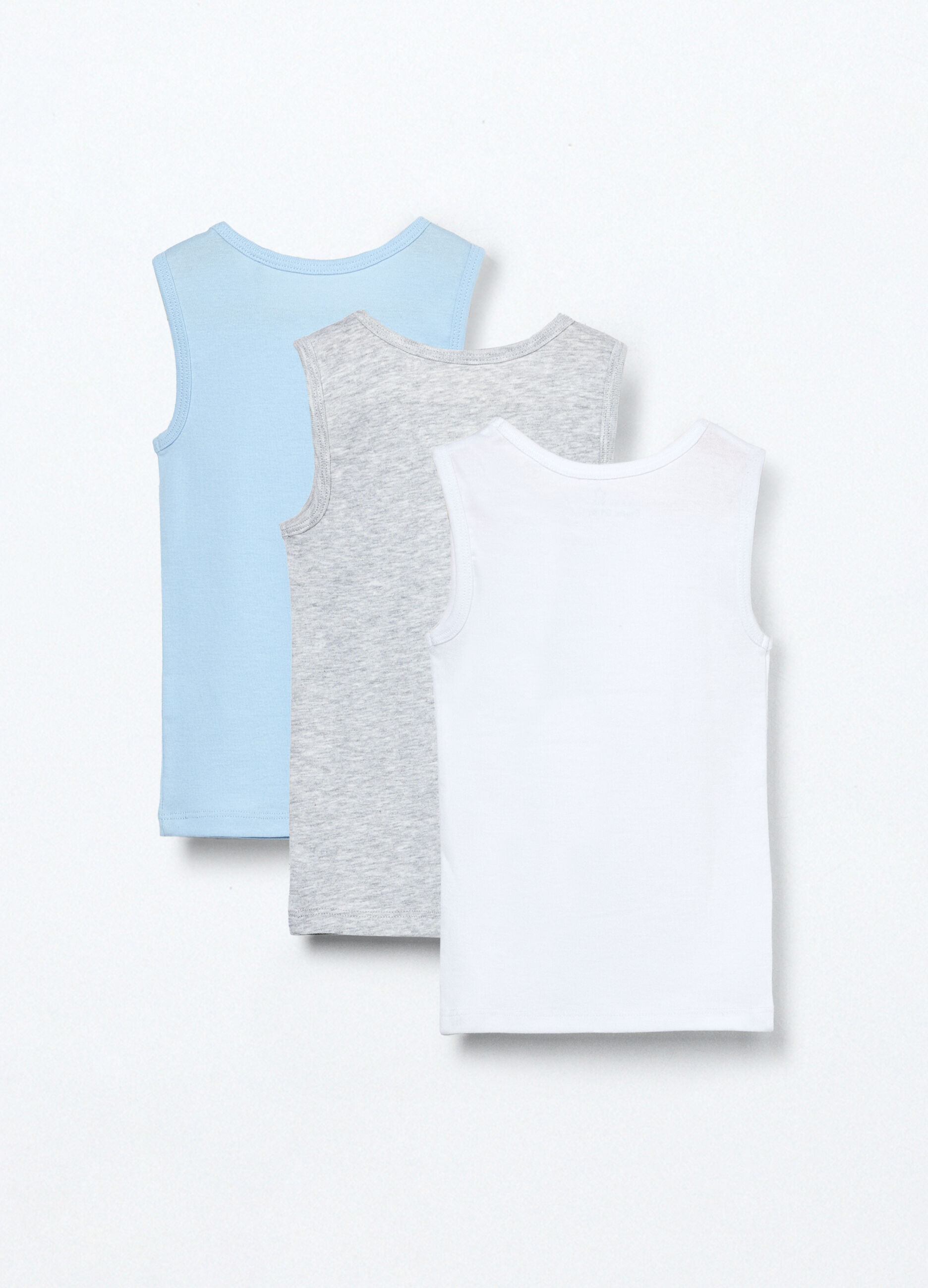 Pack 3 canotte in puro cotone neonato_1