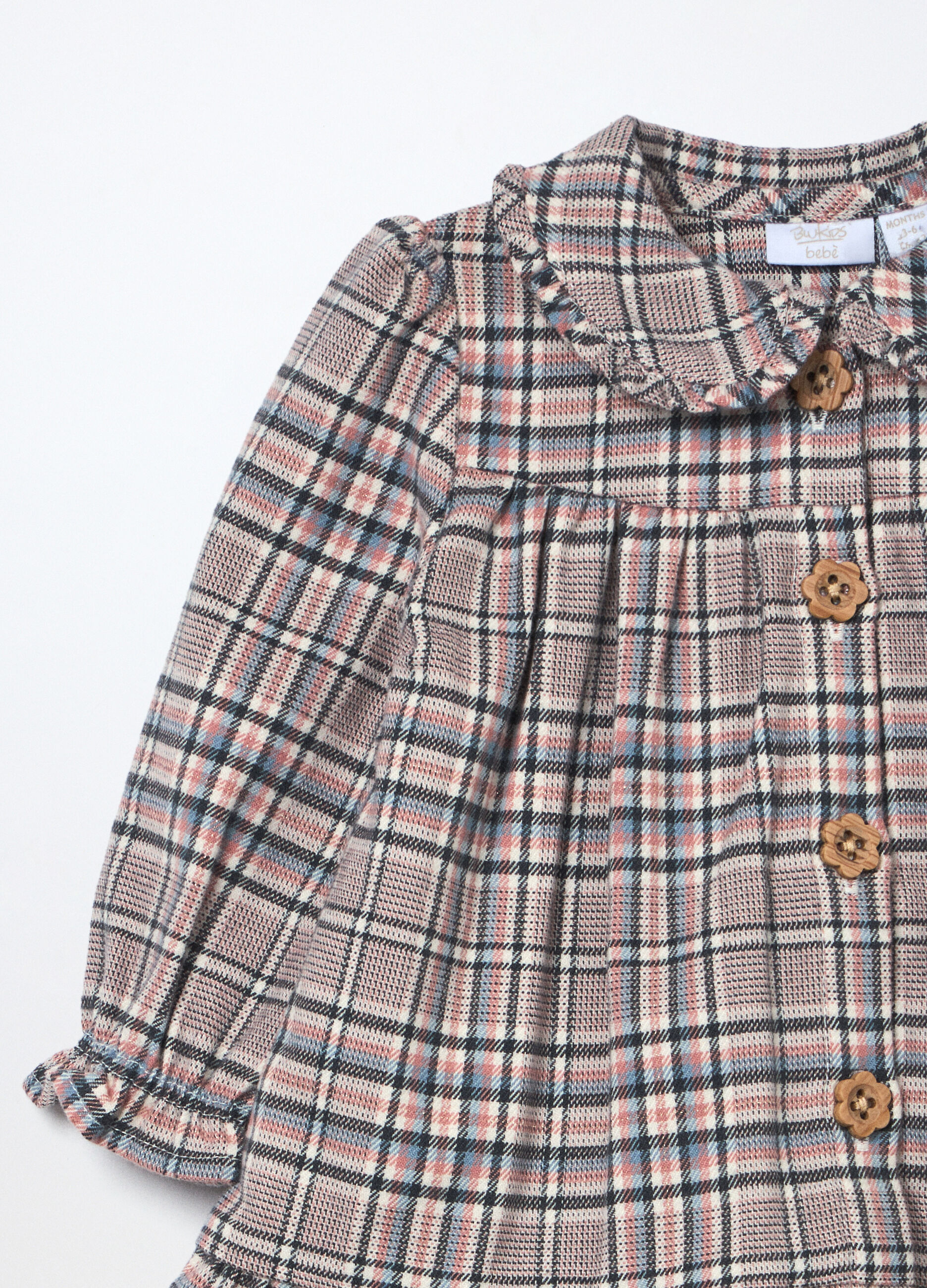 Vestito tartan misto viscosa neonata_2