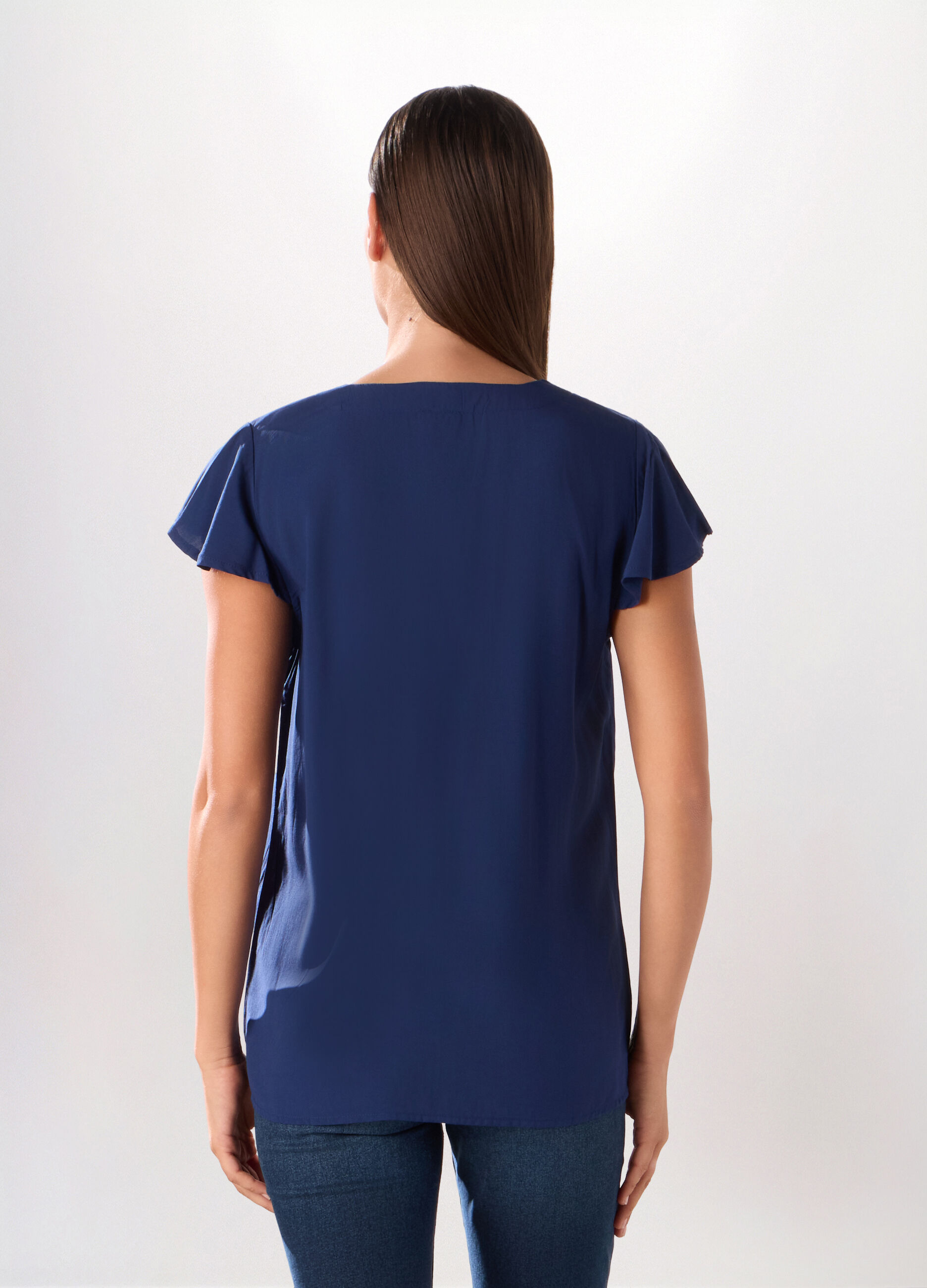 Blusa in pura viscosa donna_1
