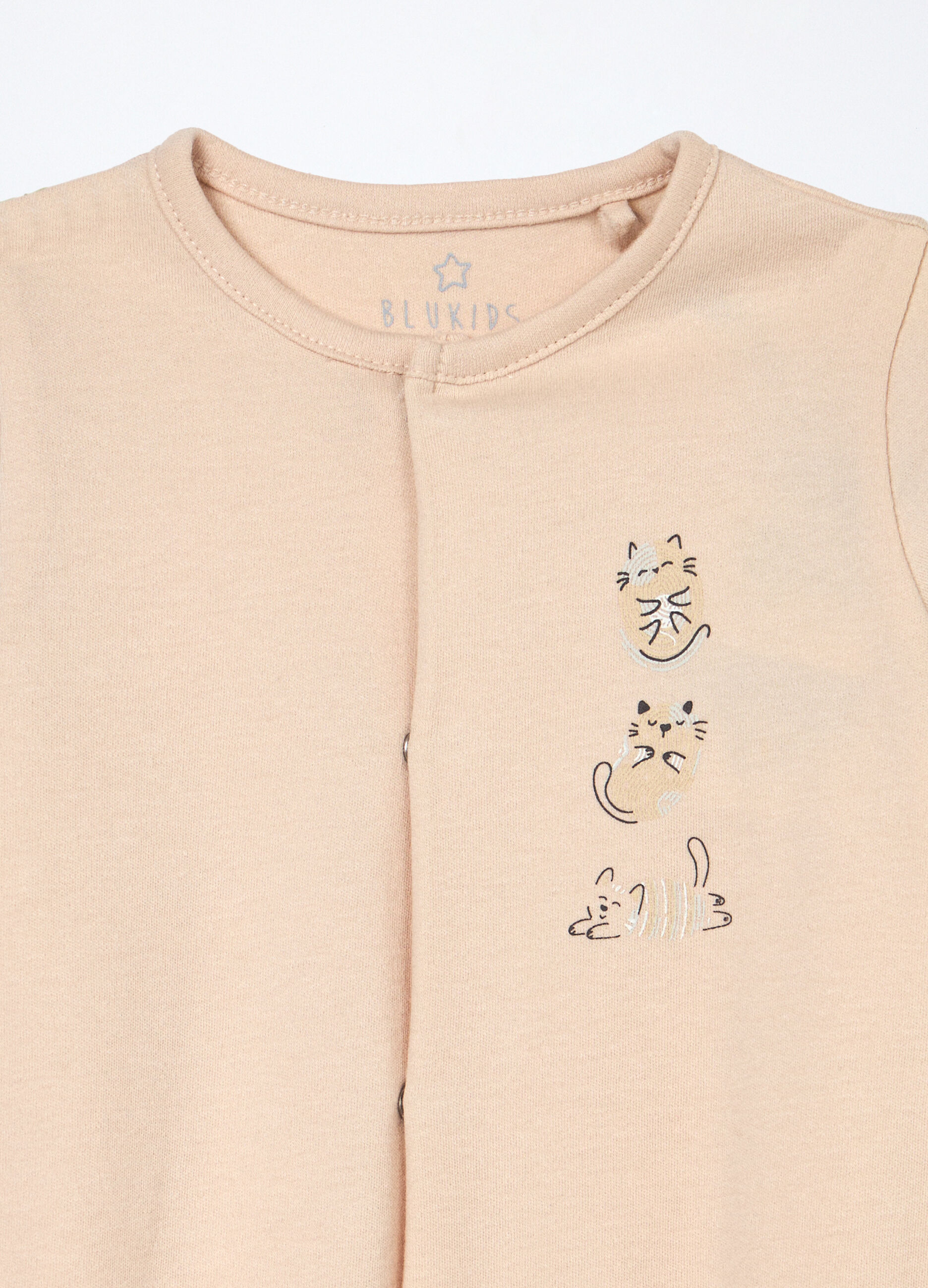 Pack 2 tutine pigiama in puro cotone neonato_2