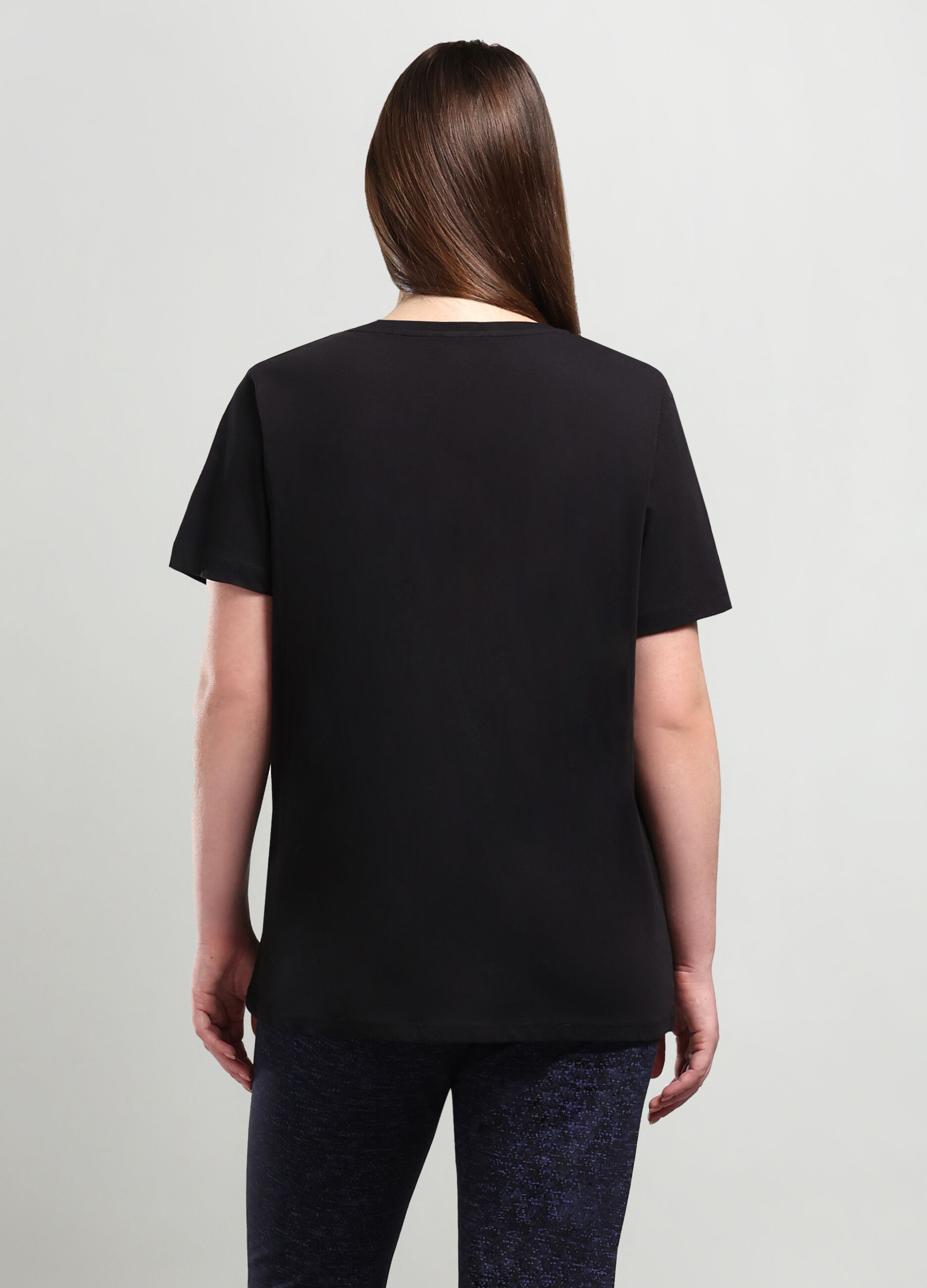 T-shirt in puro cotone donna curvy_1