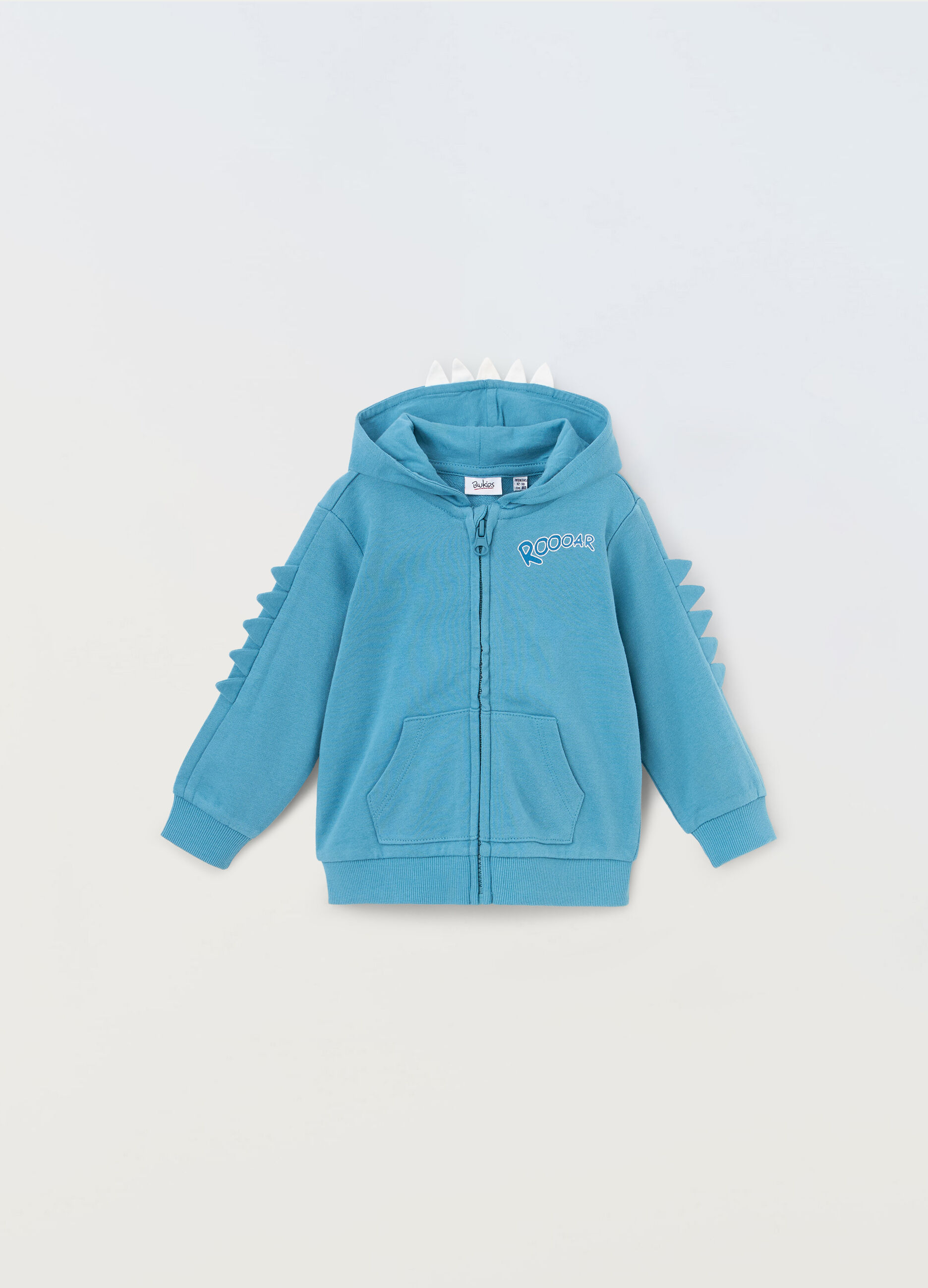 Felpa full zip con cappuccio neonato_0