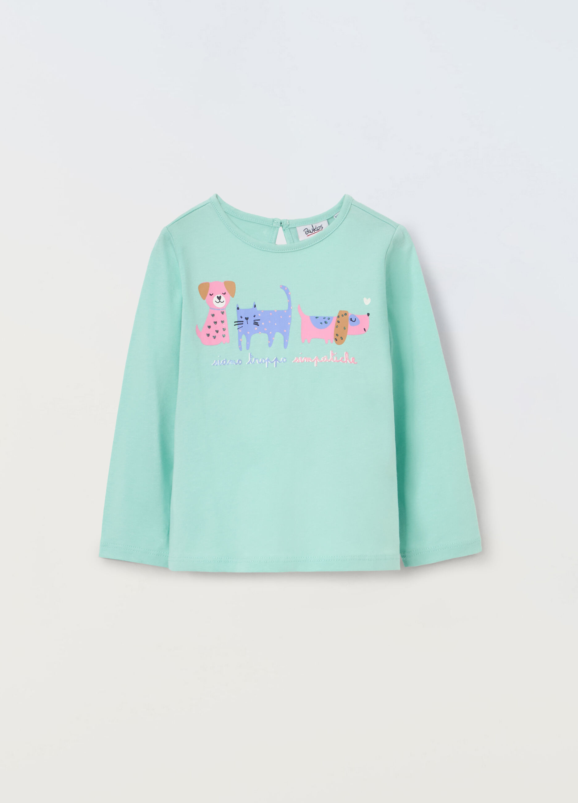 T-shirt in puro cotone neonata_0