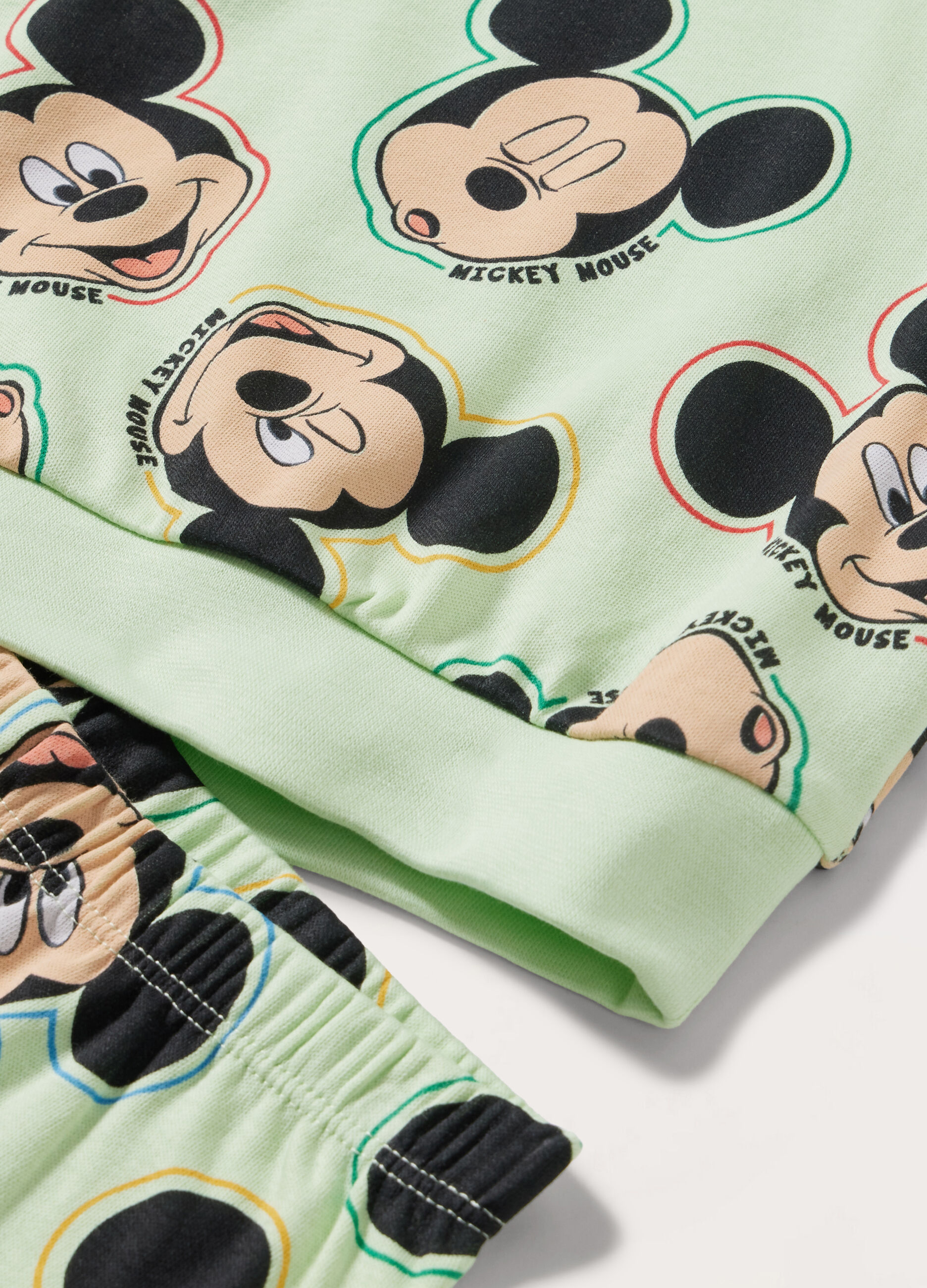 Set pigiama lungo in puro cotone Topolino_1