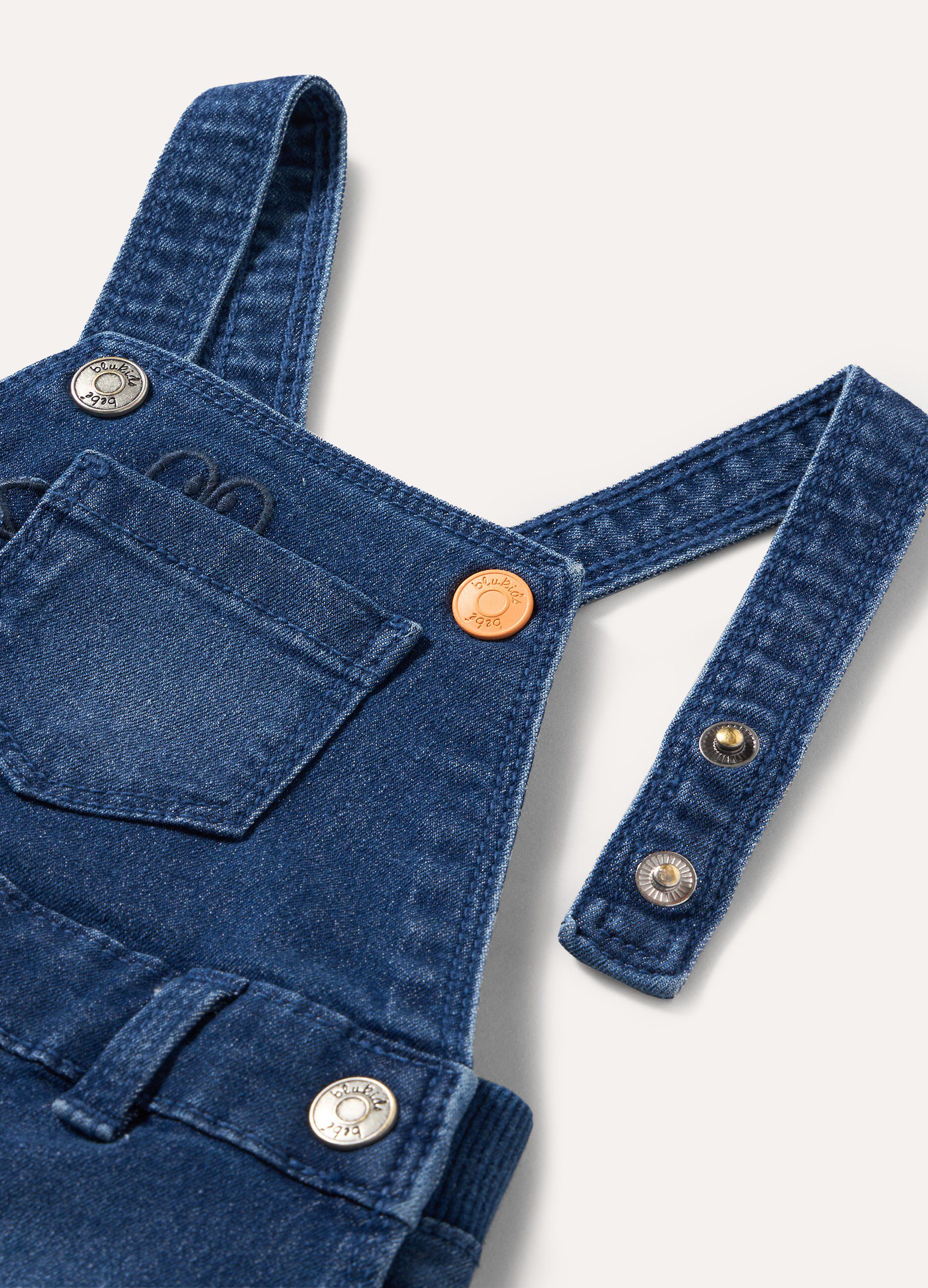 Salopette in denim neonato_1