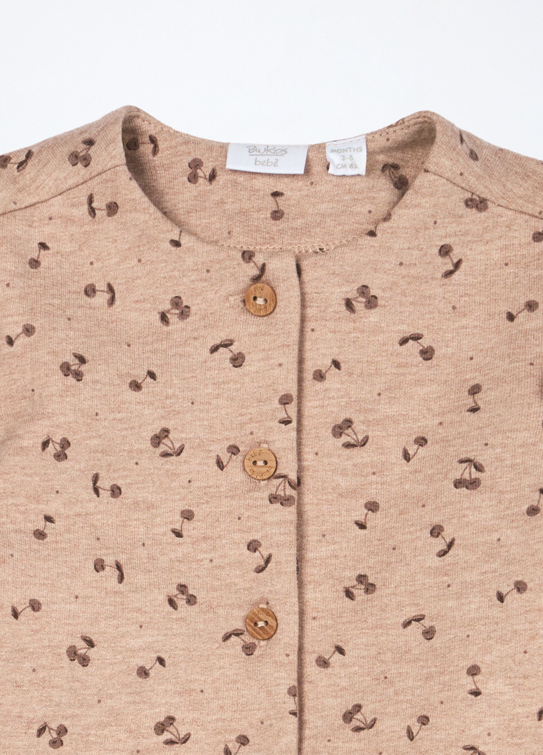 Jogging set in misto cotone fleece neonata_2