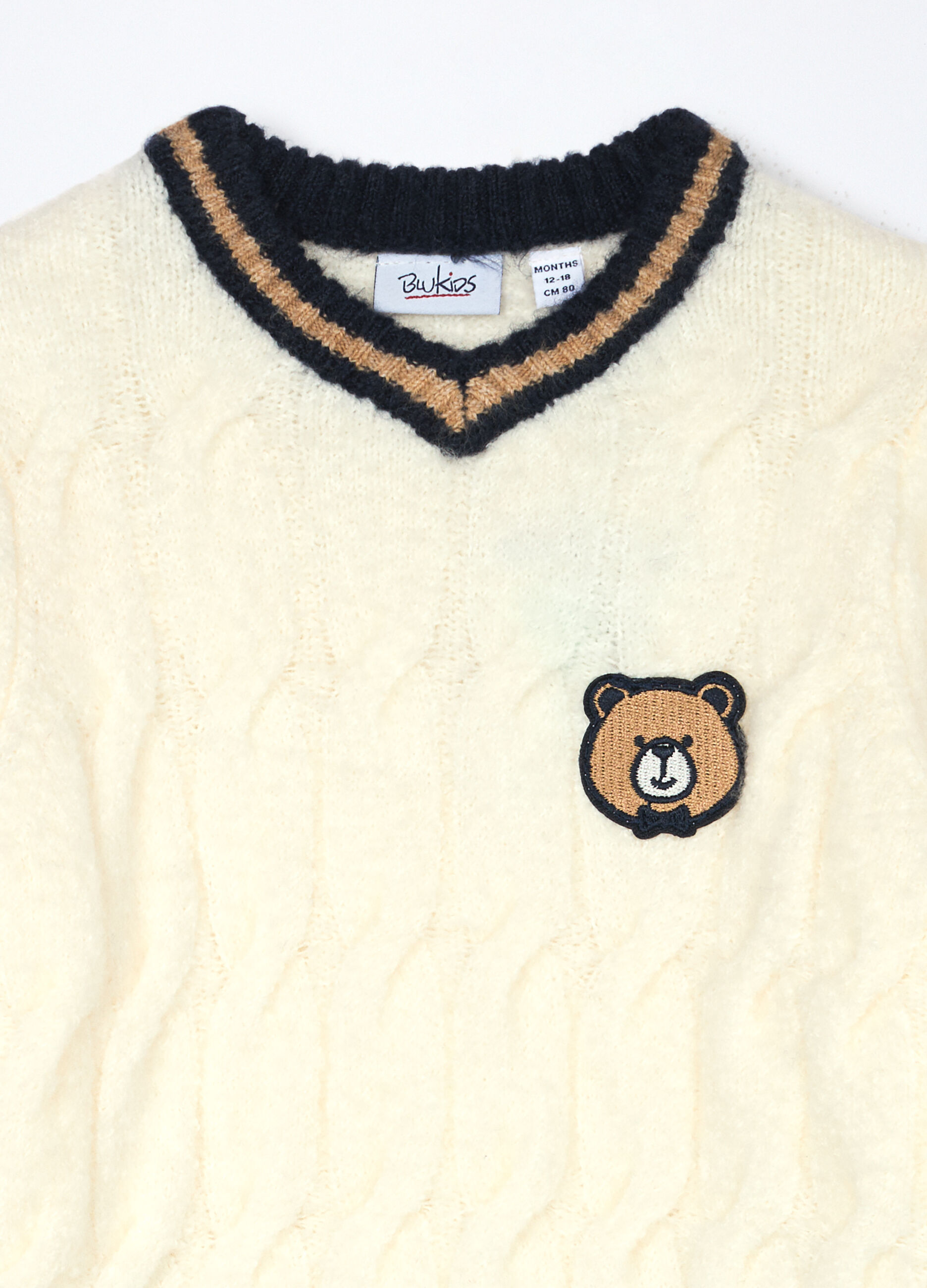 Tricot a treccia neonato_2