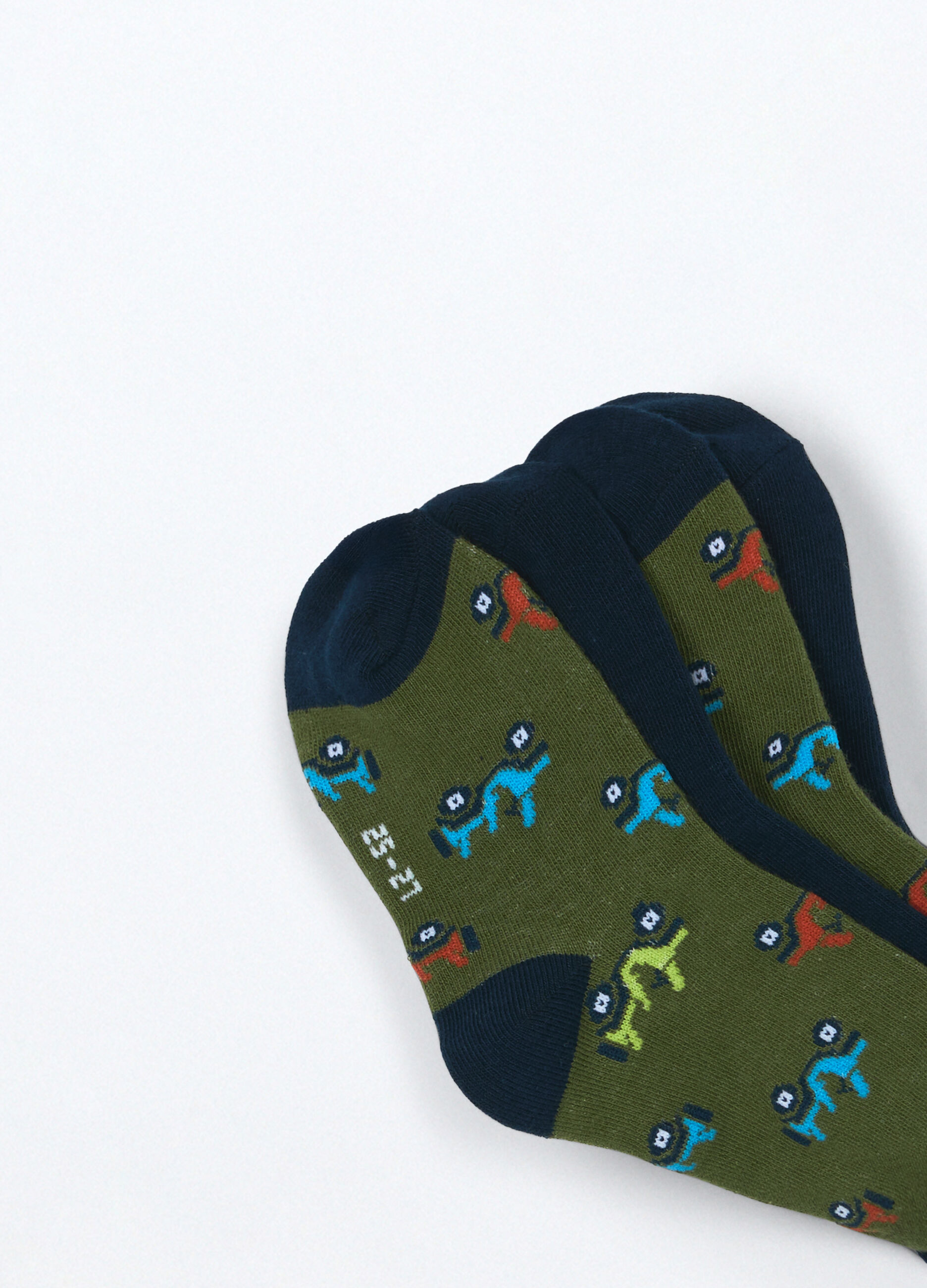 Pack 2 calze lunghe misto cotone bambino_2