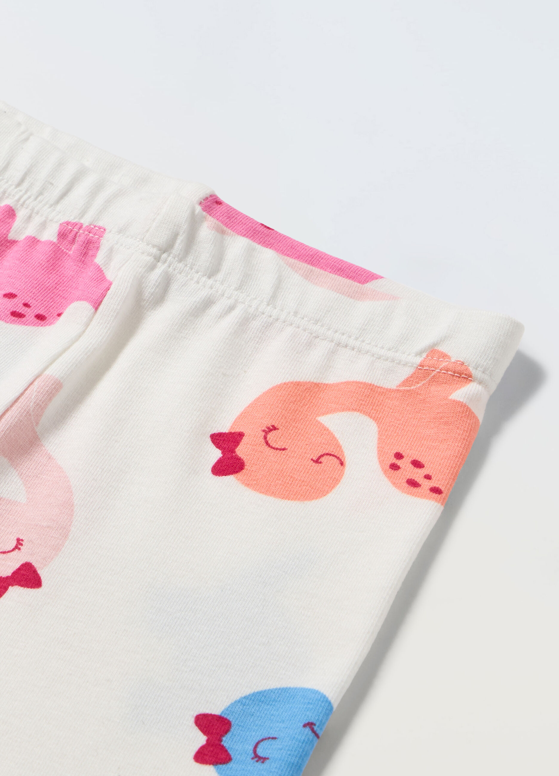 Leggings in cotone stretch neonata_1