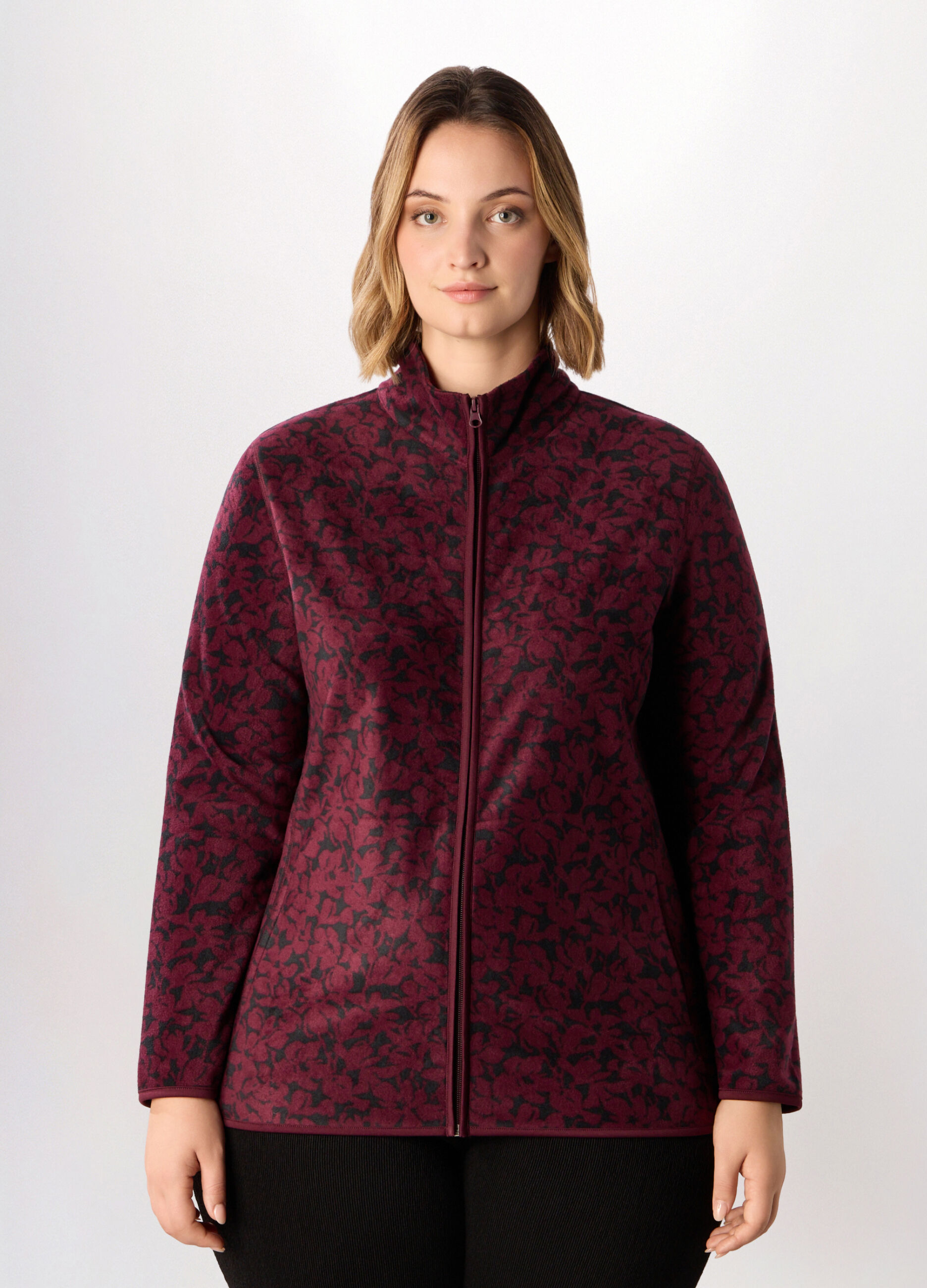 Felpa in pile donna curvy_0