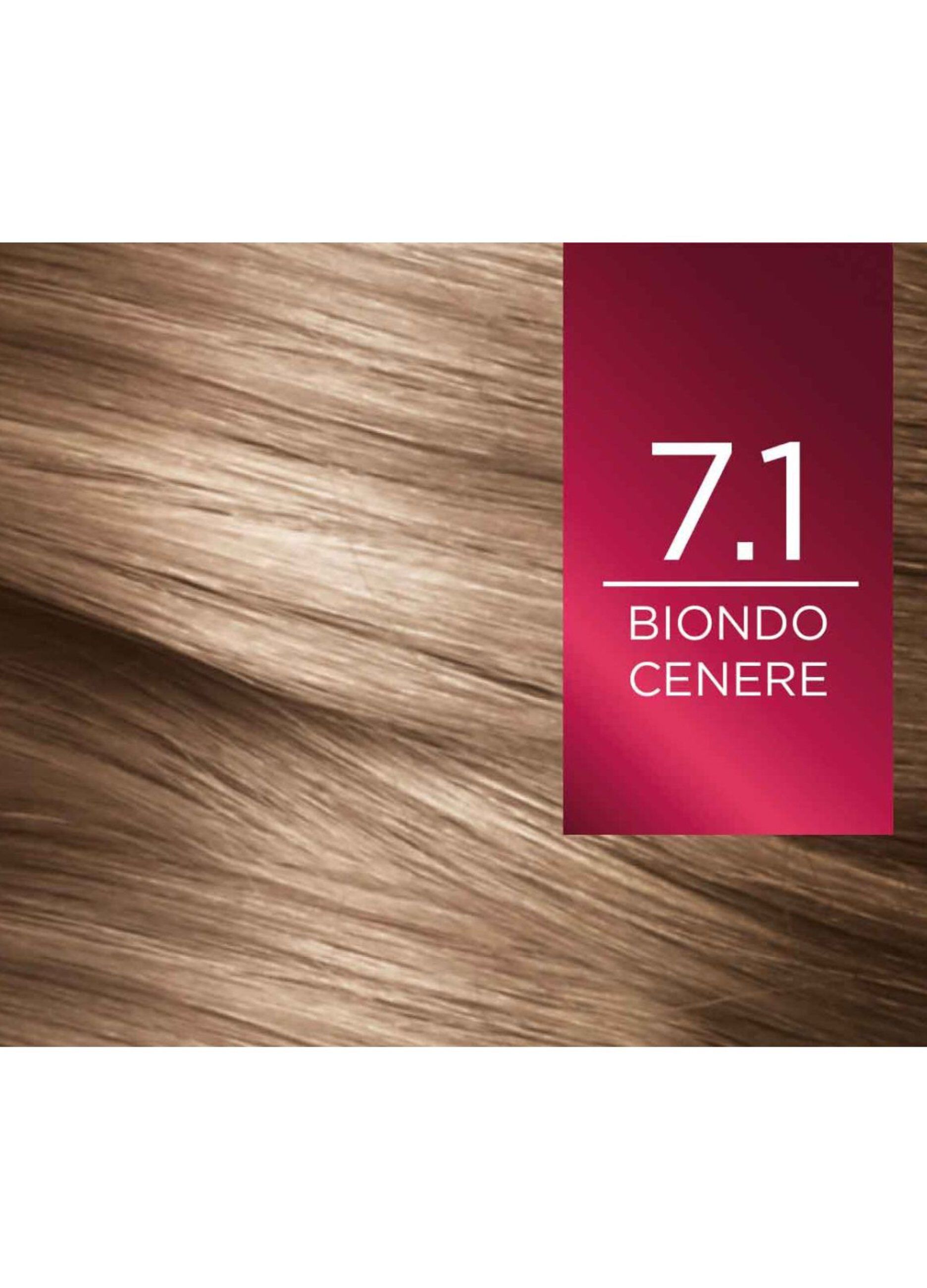L'Oréal Paris Tinta Capelli Excellence, Copre i capelli bianchi, colore ricco, luminoso e a lunga durata, 7.1 Biondo Cenere._4
