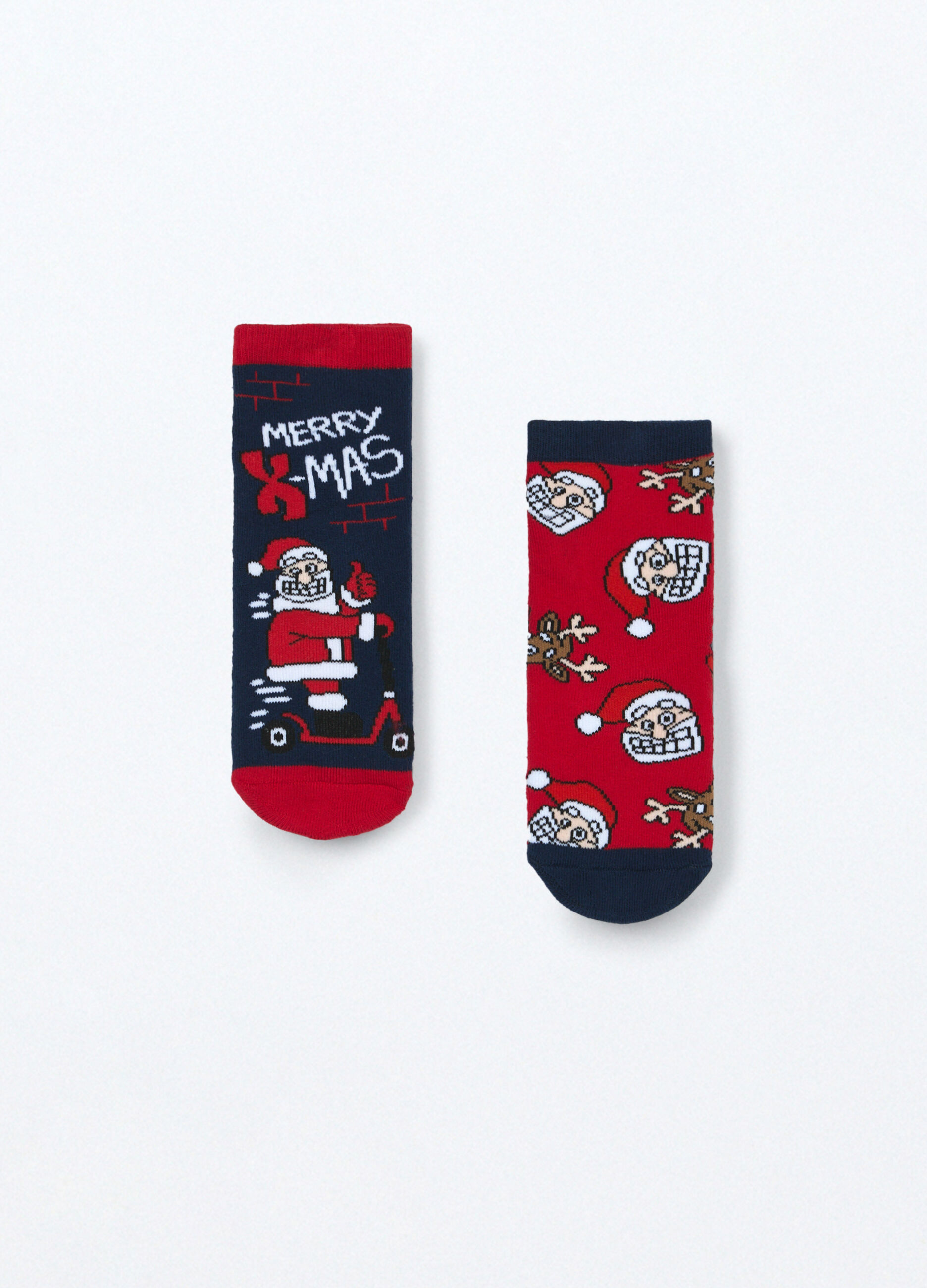 Pack 2 calze antiscivolo in spugna bambino_1