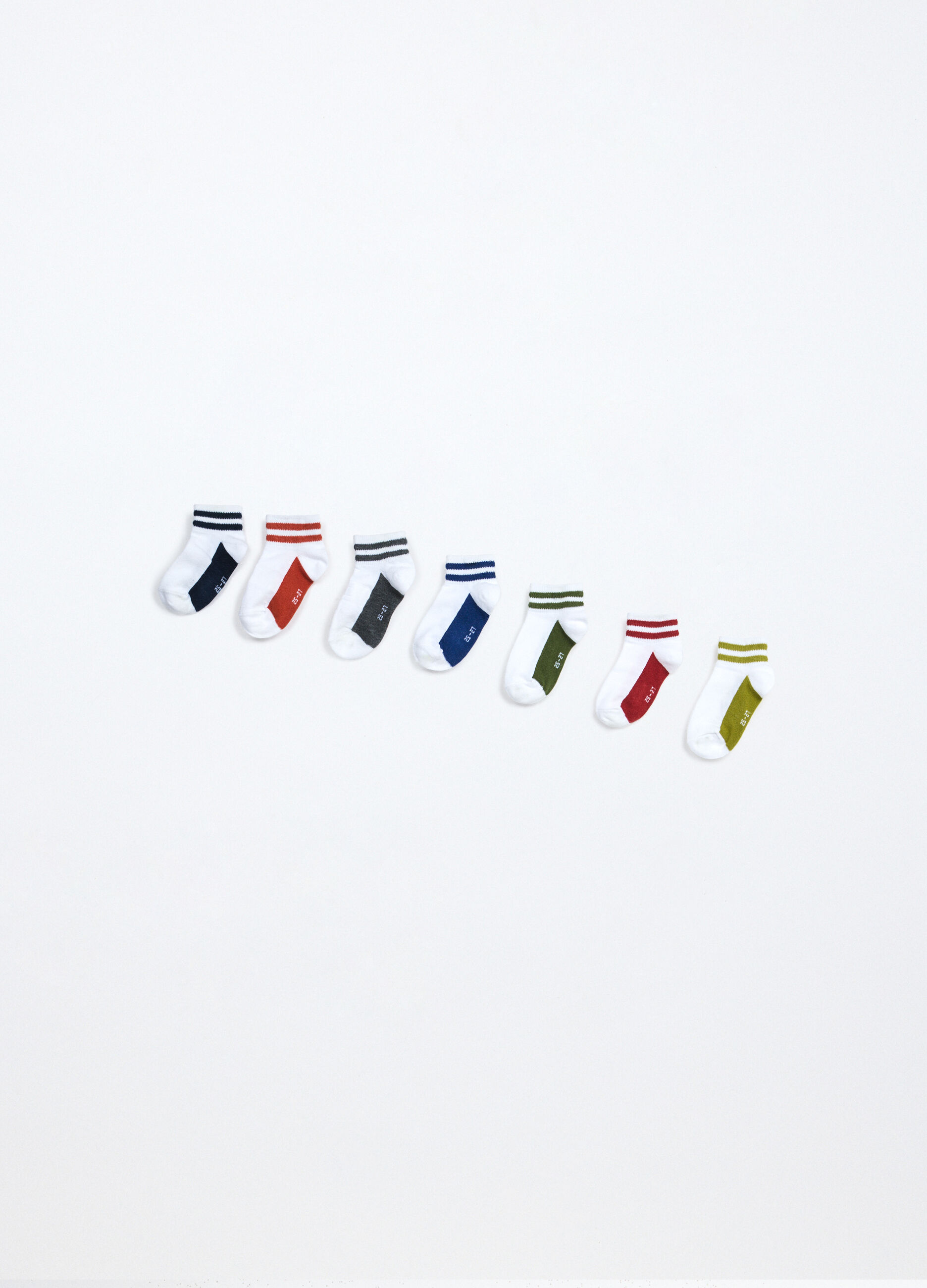 Pack 7 calzini corti misto cotone bambino_1