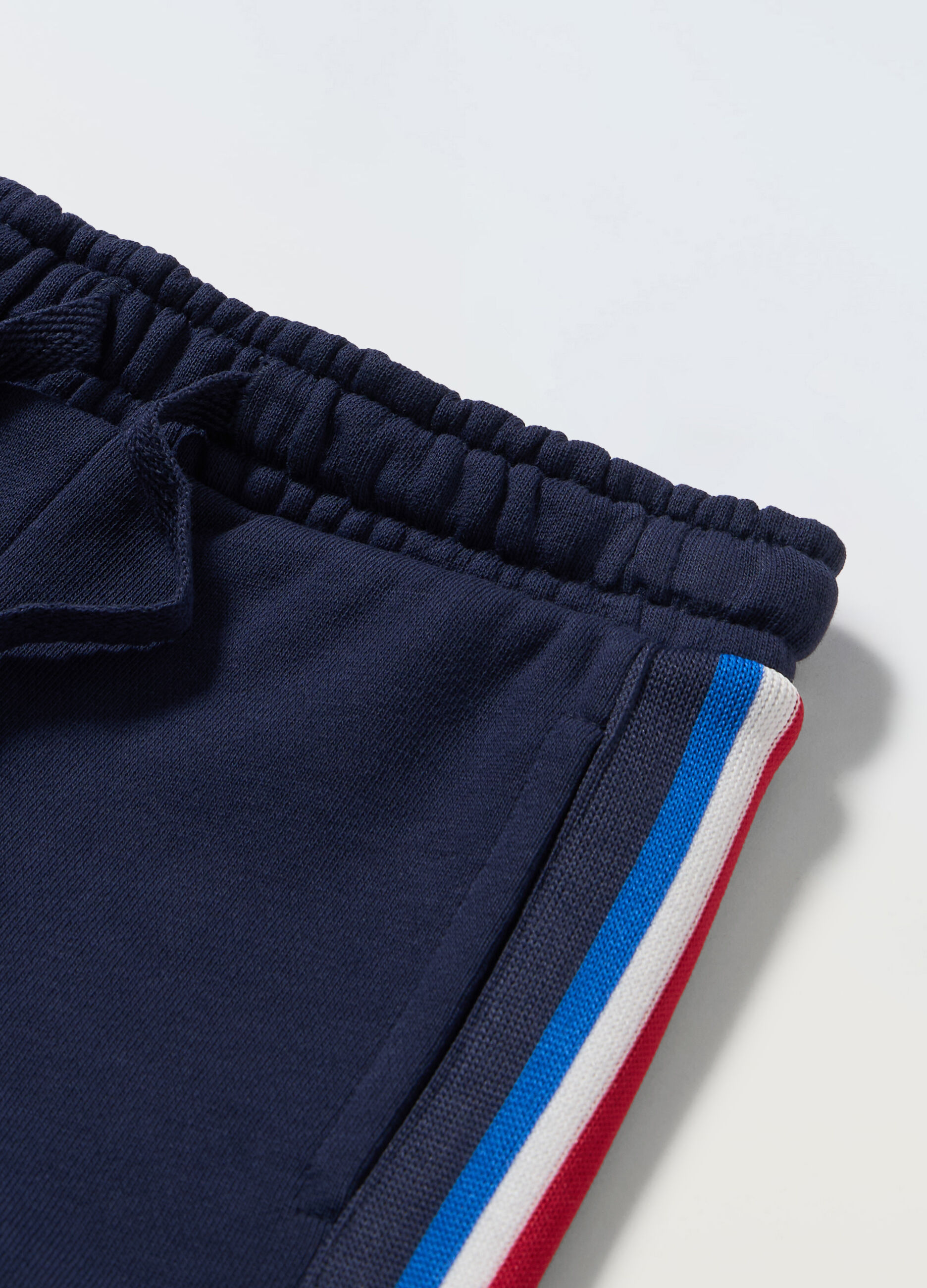 Joggers in french terry di puro cotone neonato_1