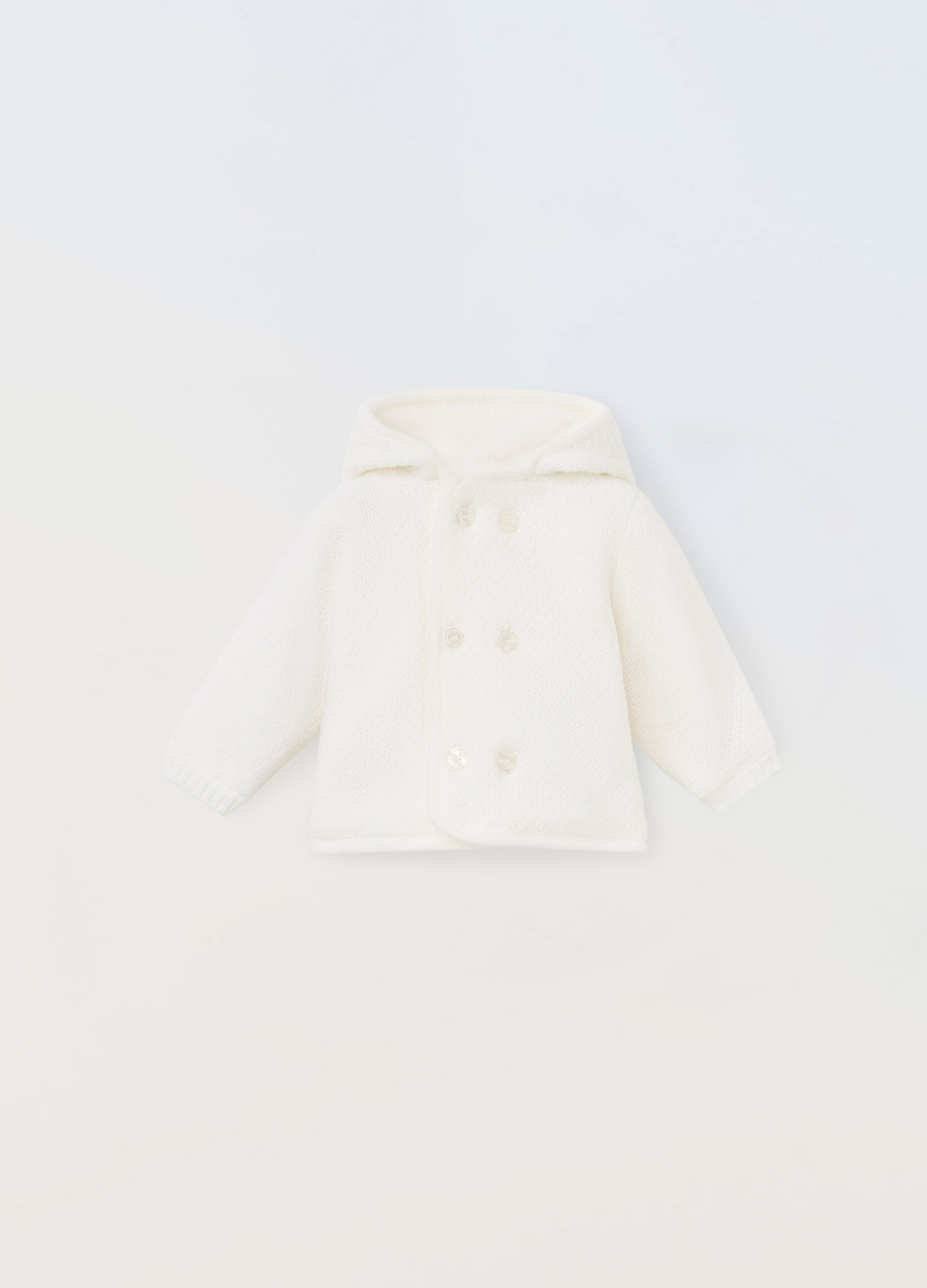 Cardigan tricot a doppiopetto _0