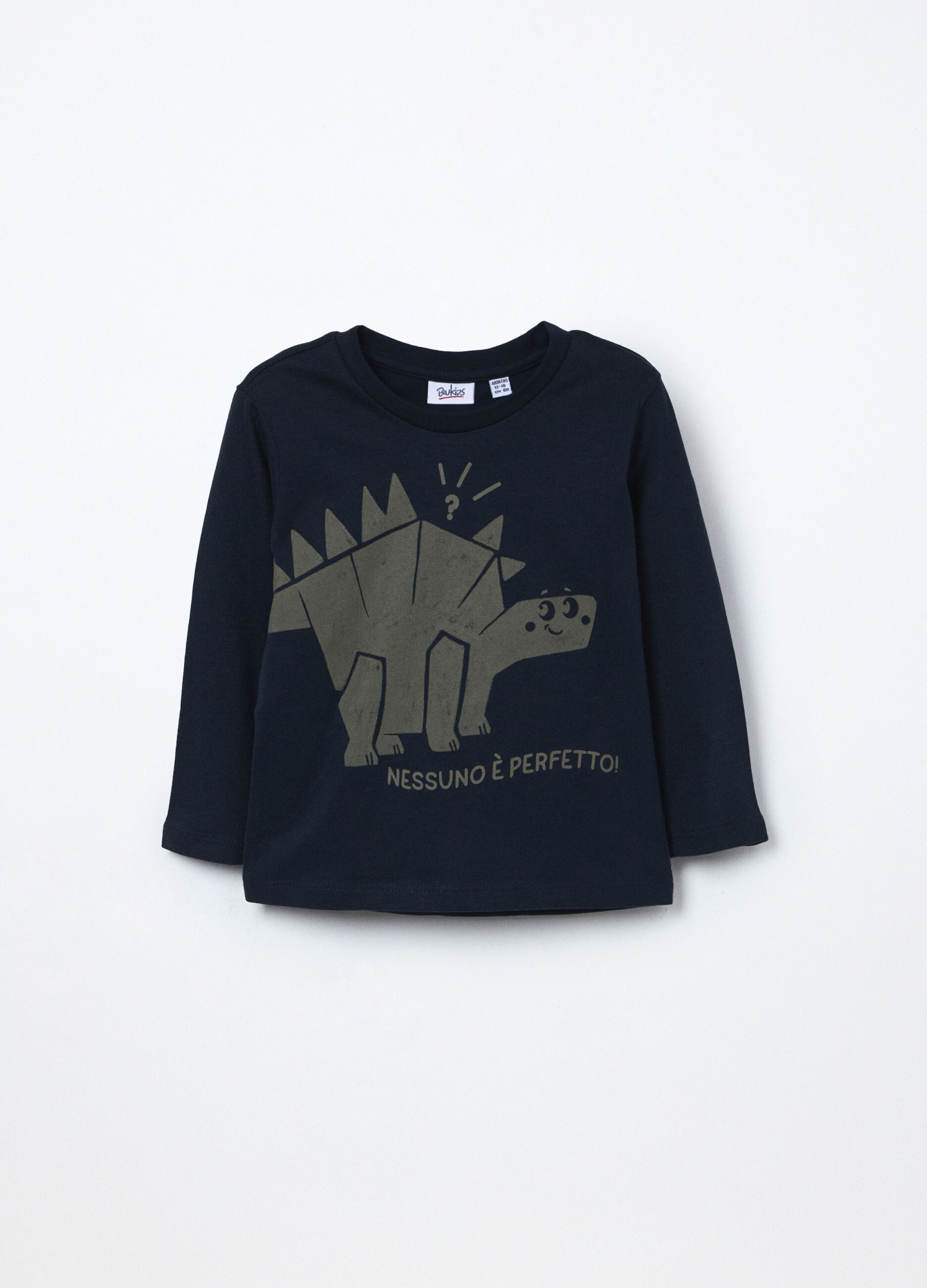 T-shirt in jersey di puro cotone neonato_0