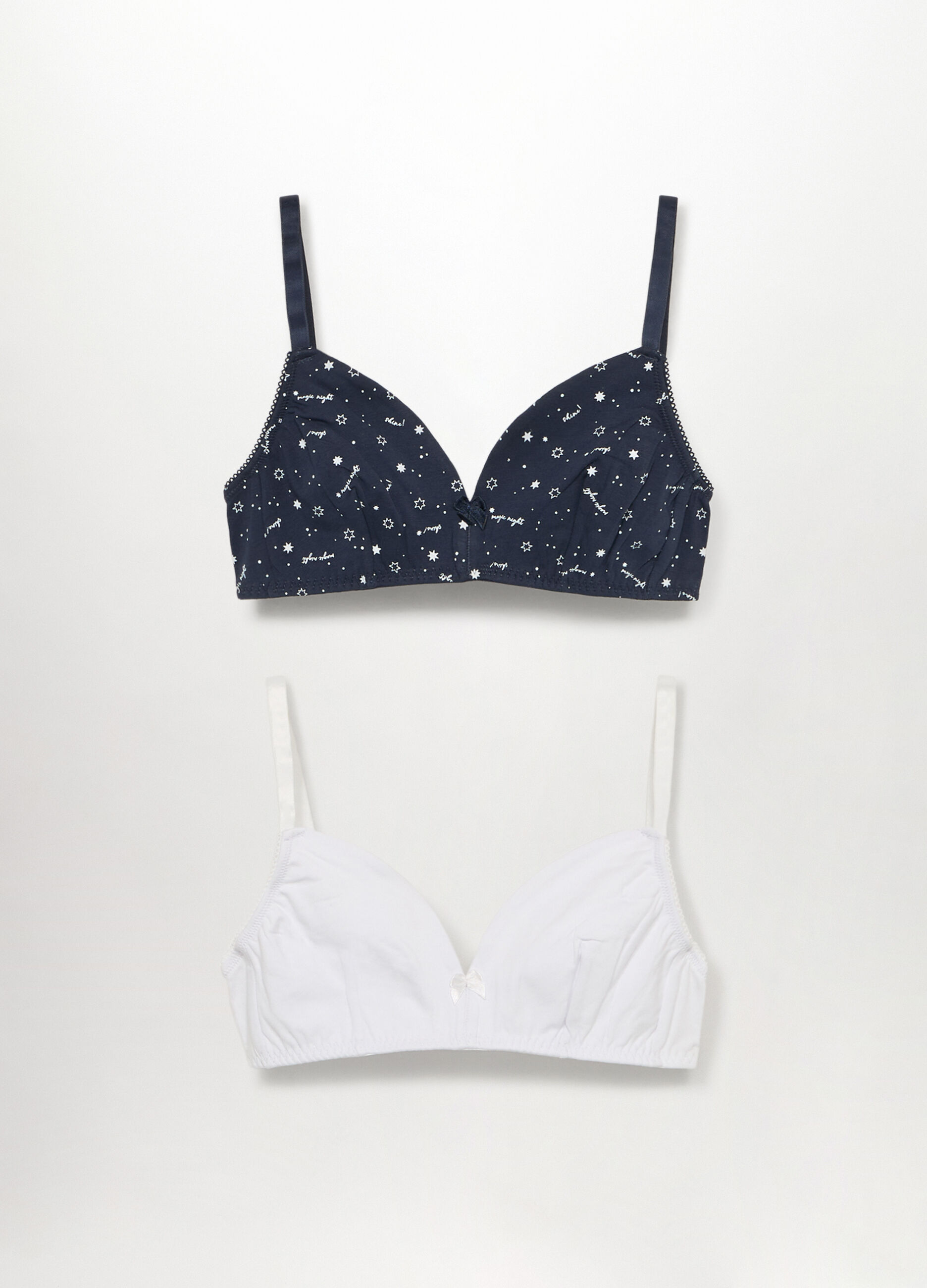 Pack 2 reggiseni a triangolo in jersey stretch_0