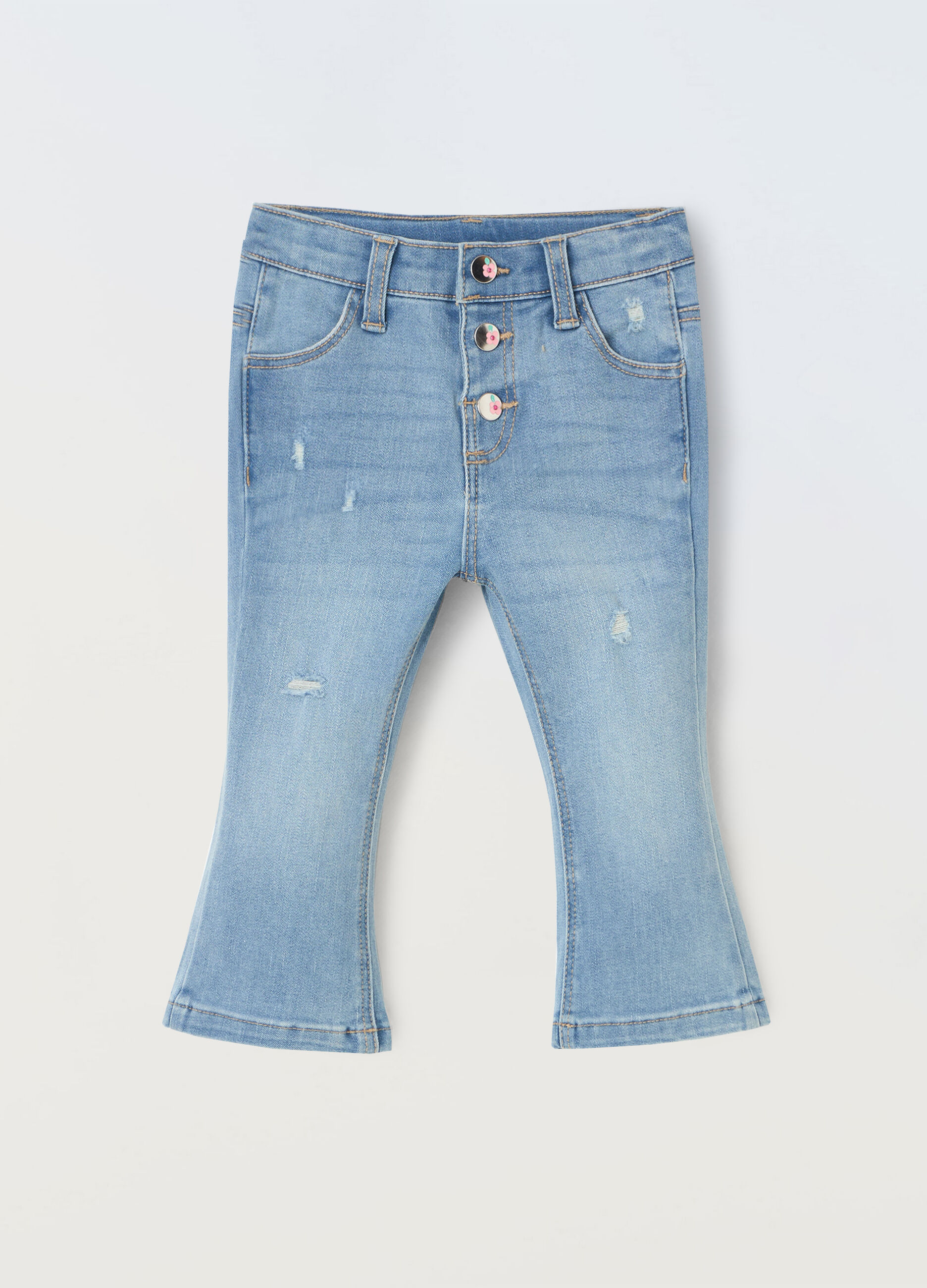 Jeans flare fit neonata_0