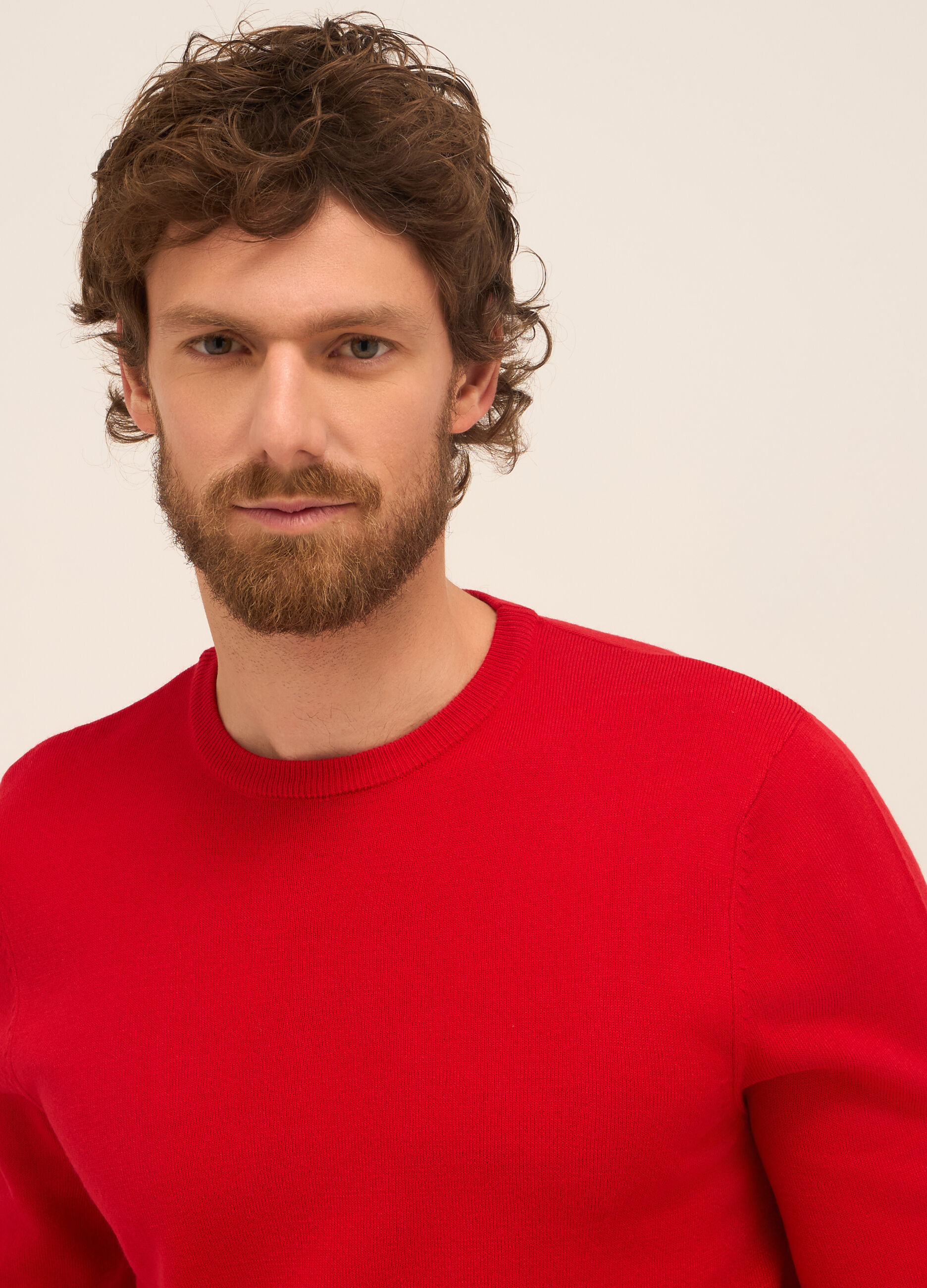 Maglione girocollo a maniche lunghe uomo_2