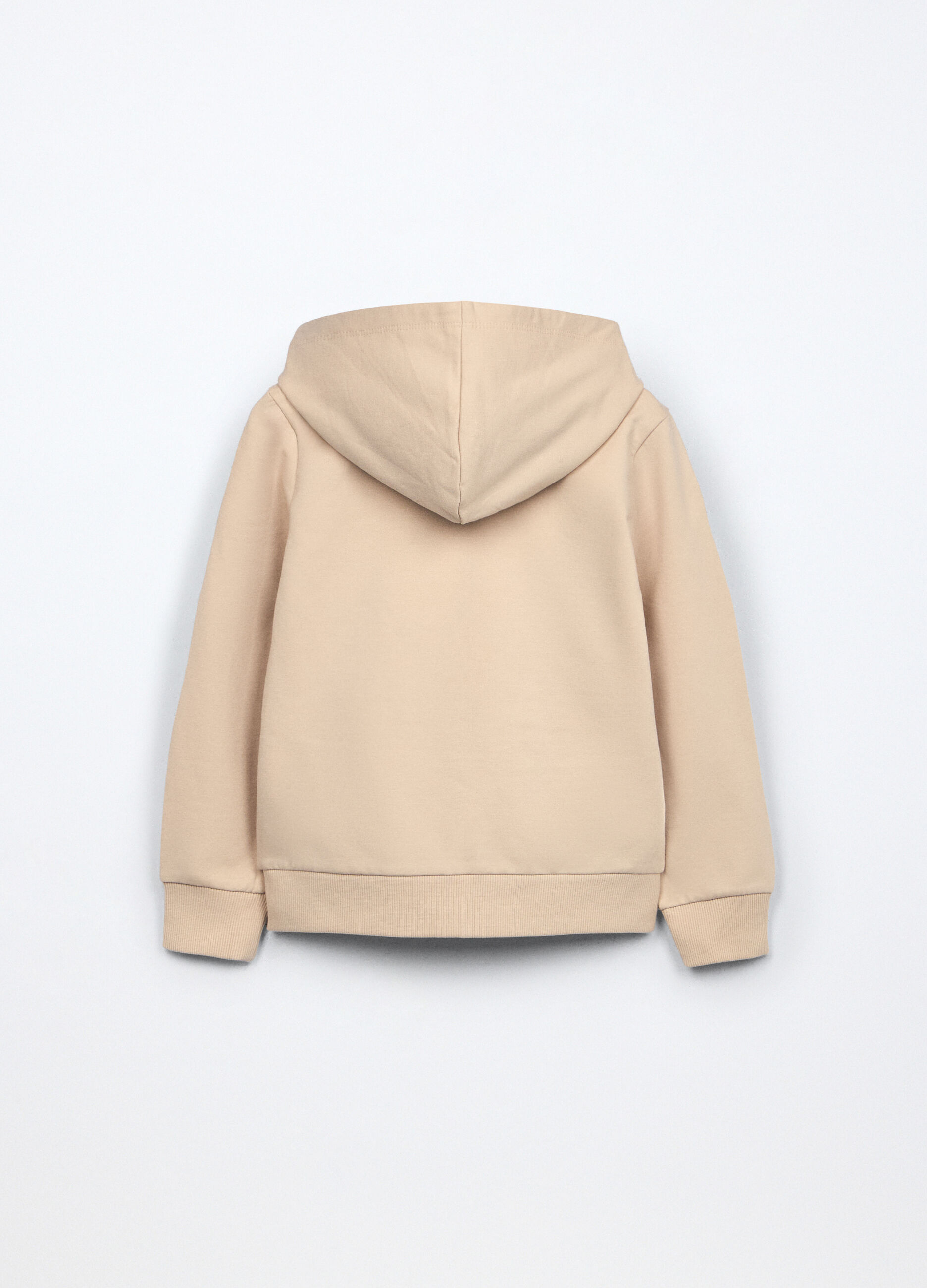 Felpa in french terry stretch bambina_1