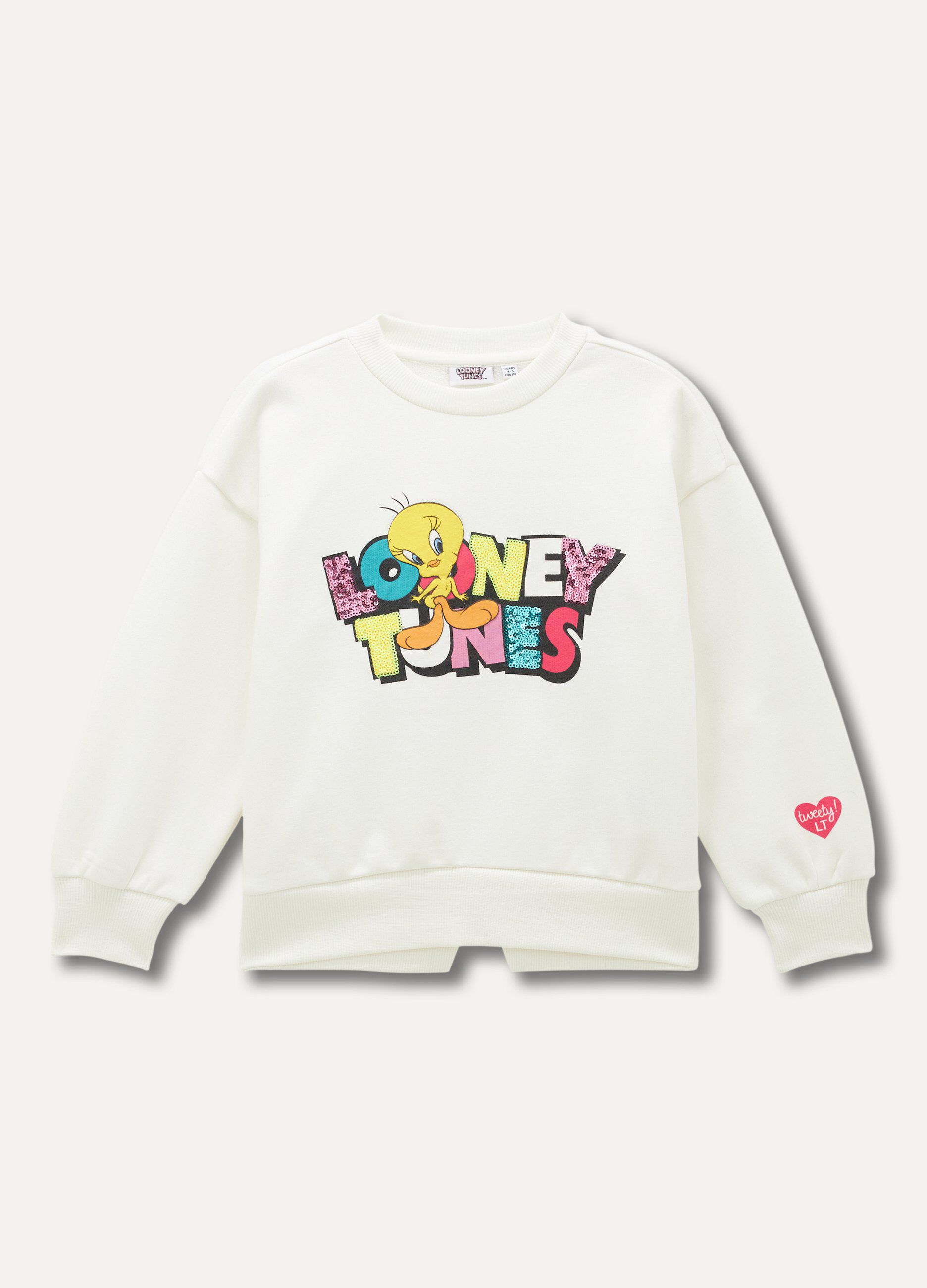 Felpa Looney Tunes con paillettes bambina_0