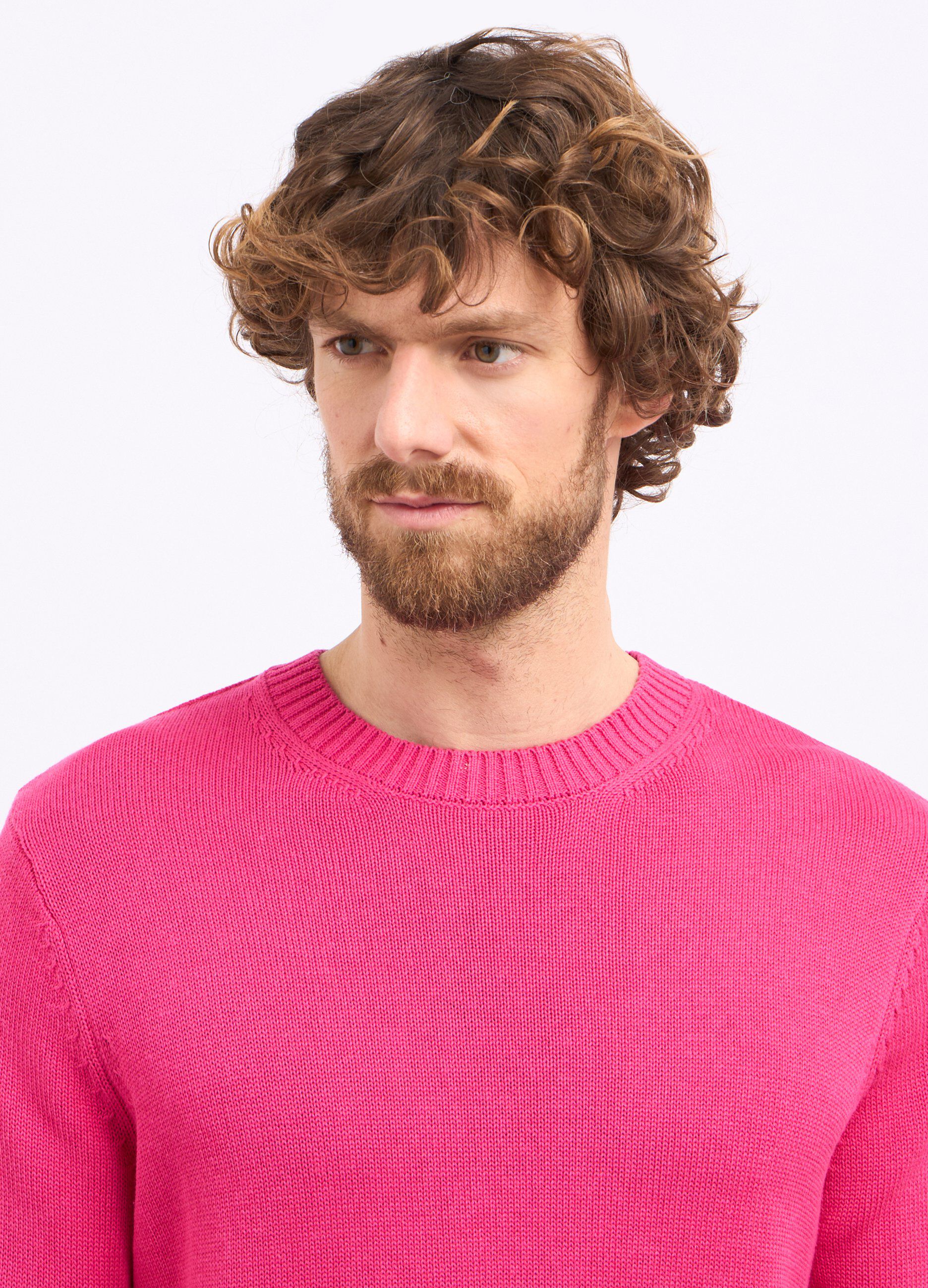 Girocollo tricot in misto cotone uomo_2