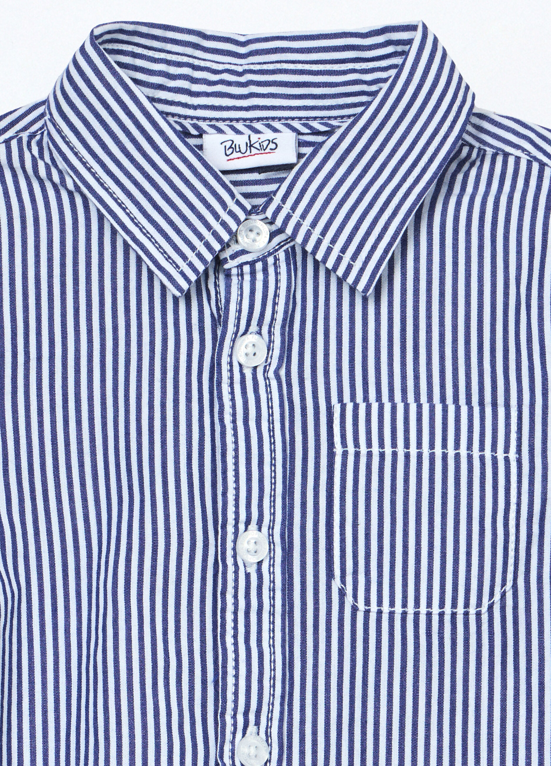 Camicia in popeline di puro cotone neonato_2