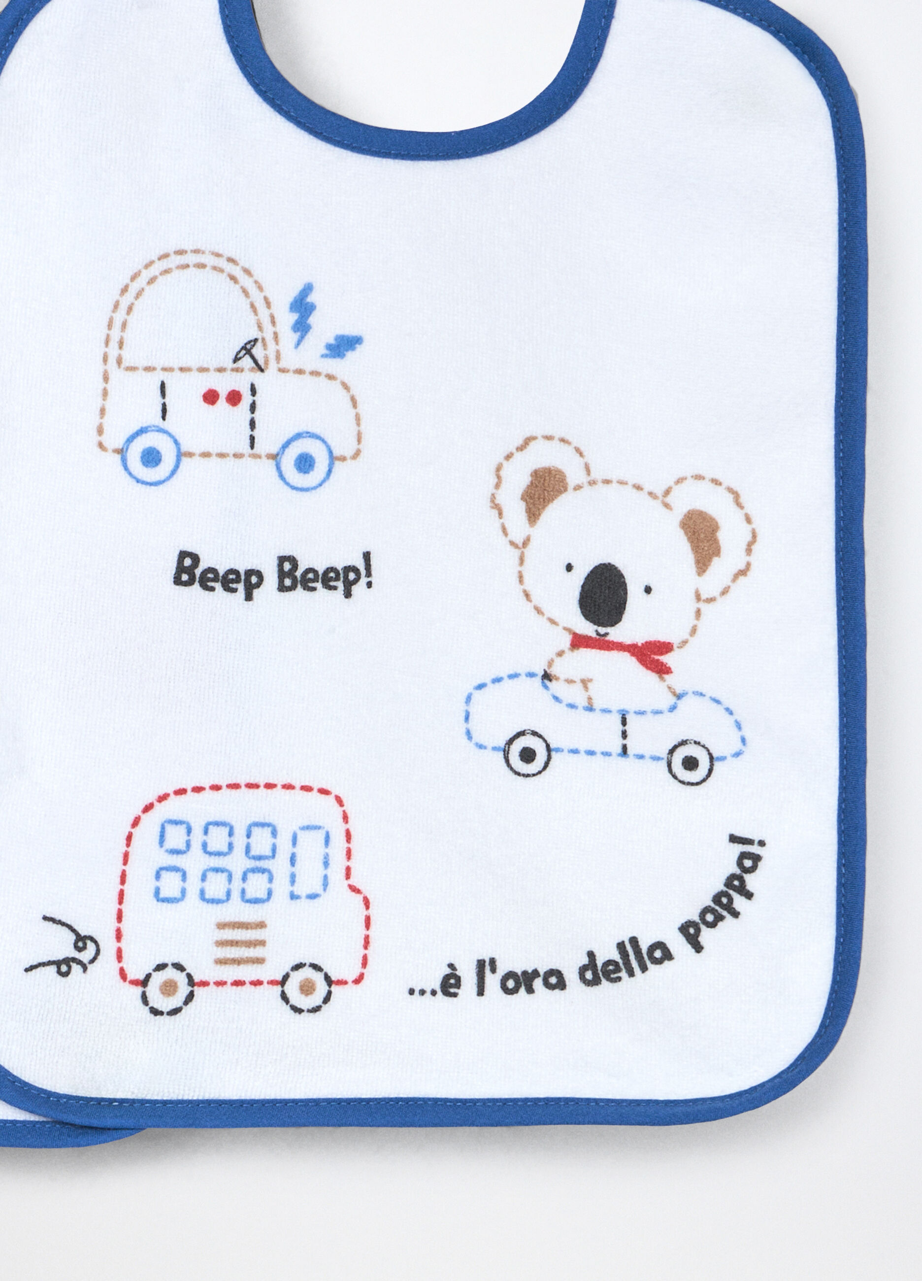 Pack 3 bavaglini in spugna di misto cotone neonato_2