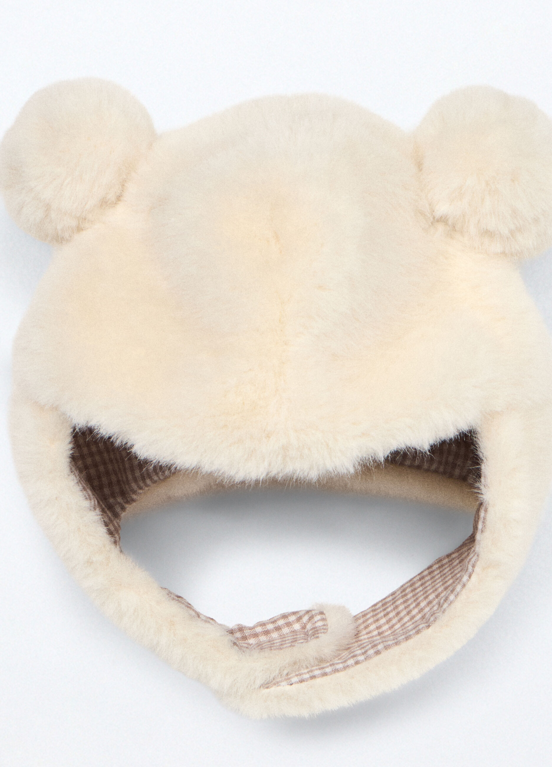 Berretto in eco fur neonato_2