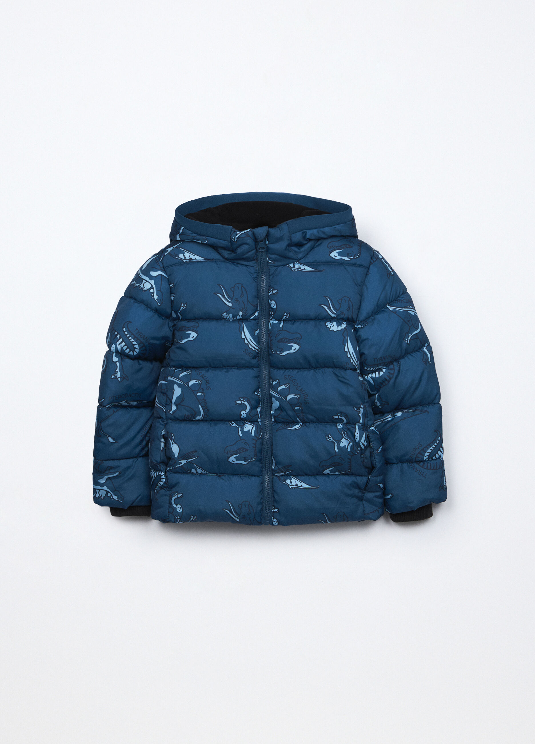 Giubbino imbottito con cappuccio bambino_0