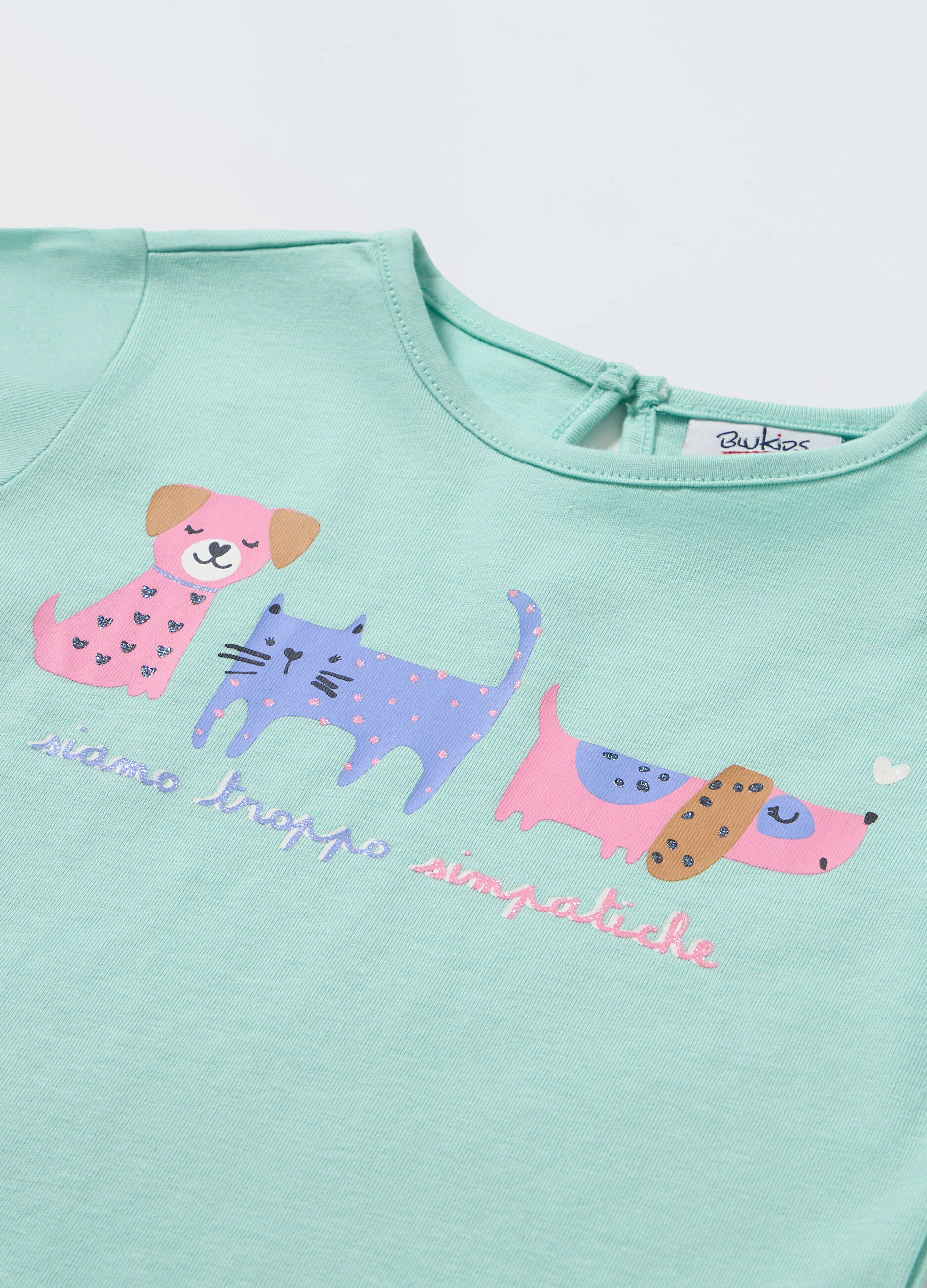 T-shirt in puro cotone neonata_1