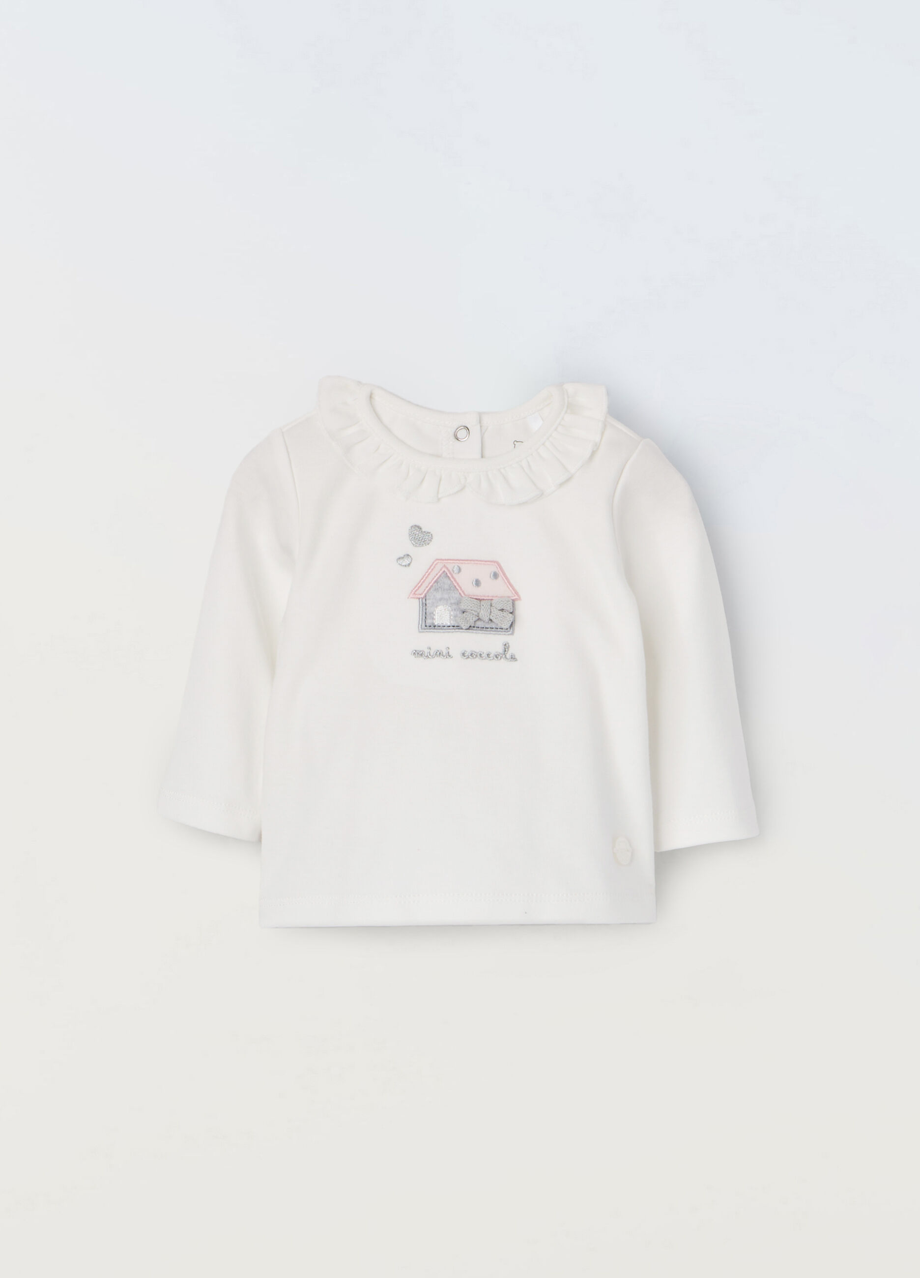 T-shirt in puro cotone neonata_0