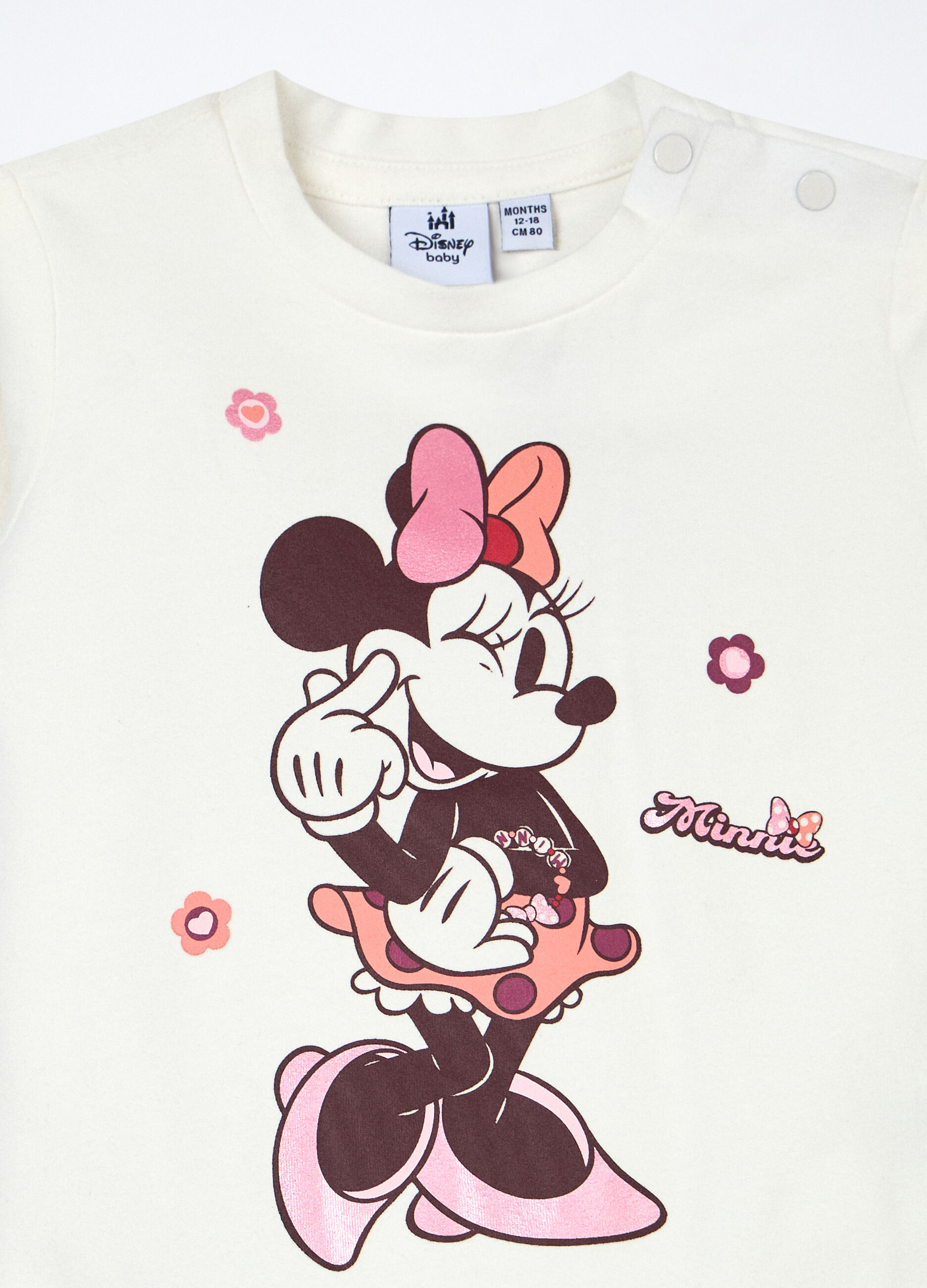 T-shirt in jersey di cotone stretch neonata_2