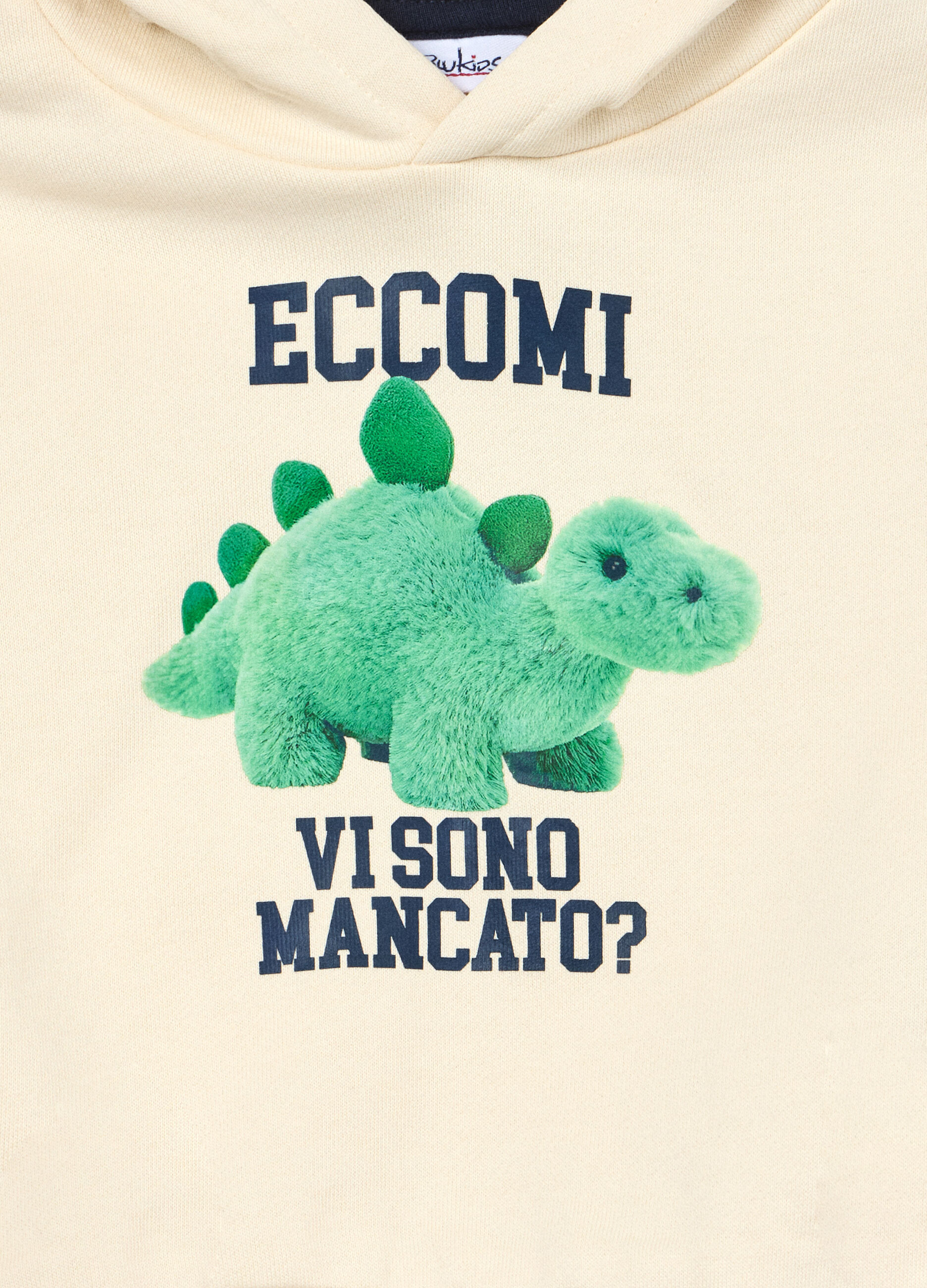 Jogging set in french terry di puro cotone neonato_2