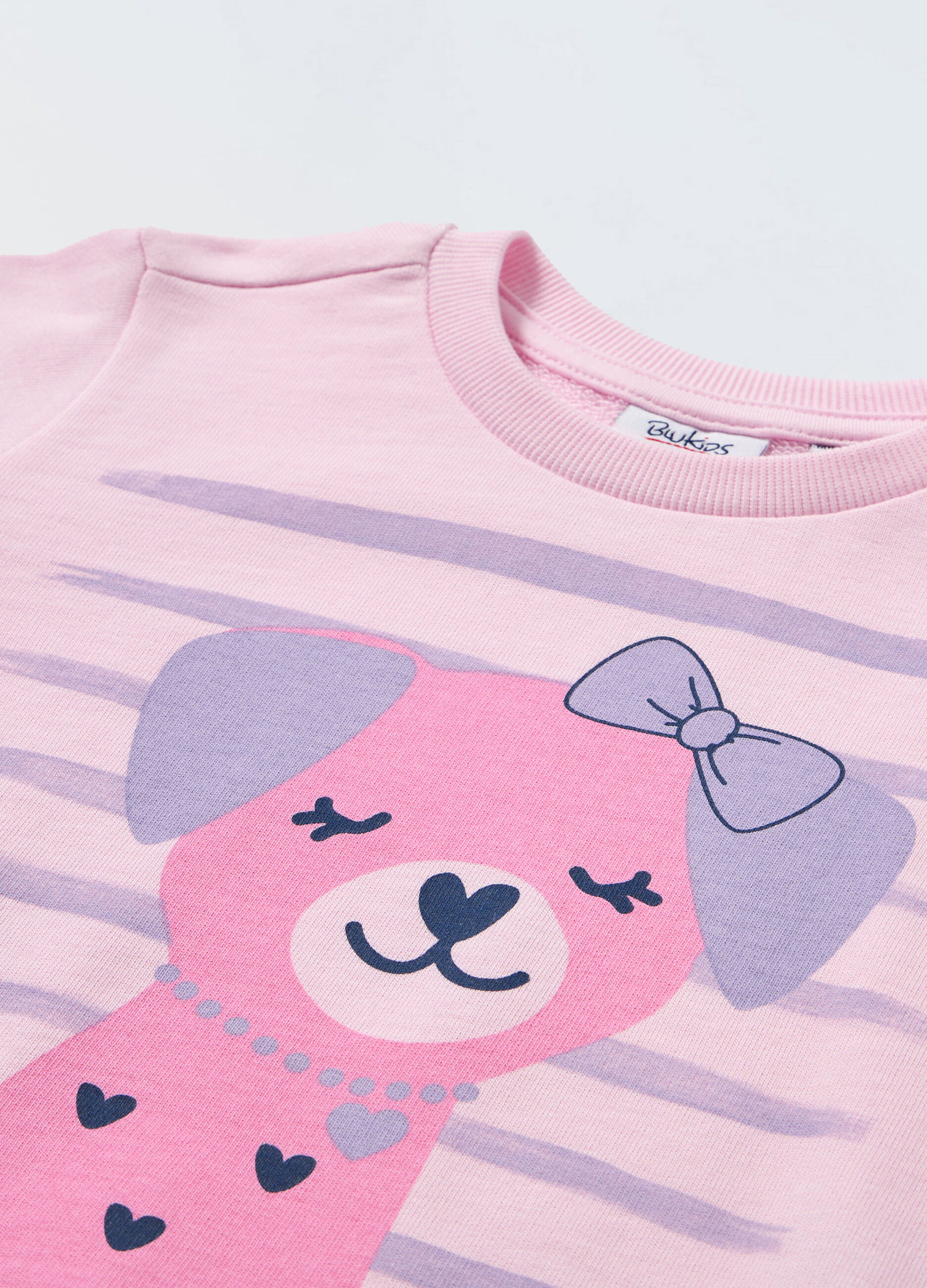 Felpa in puro cotone con stampa neonata_1