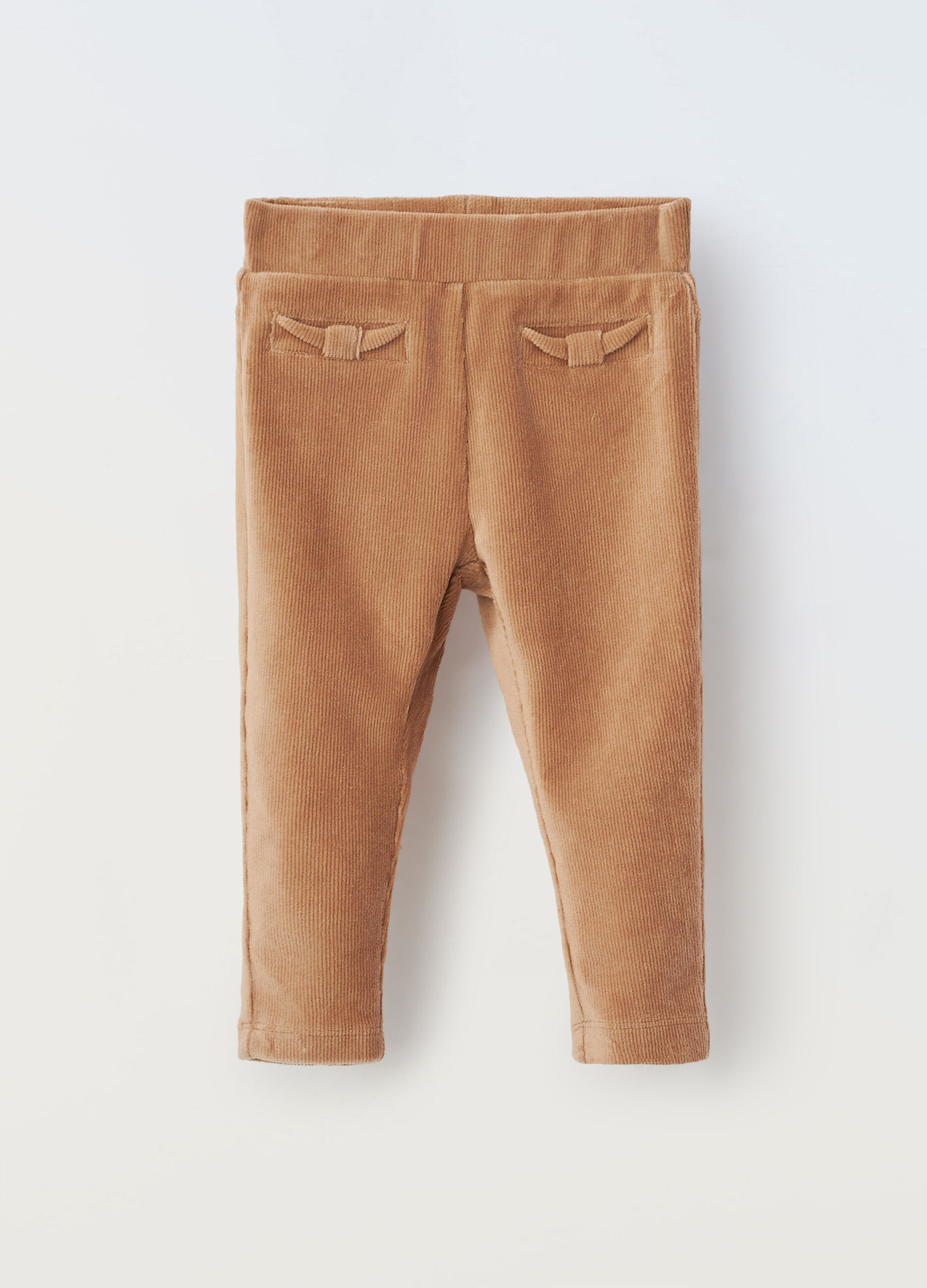 Leggings in ciniglia stretch neonata_0