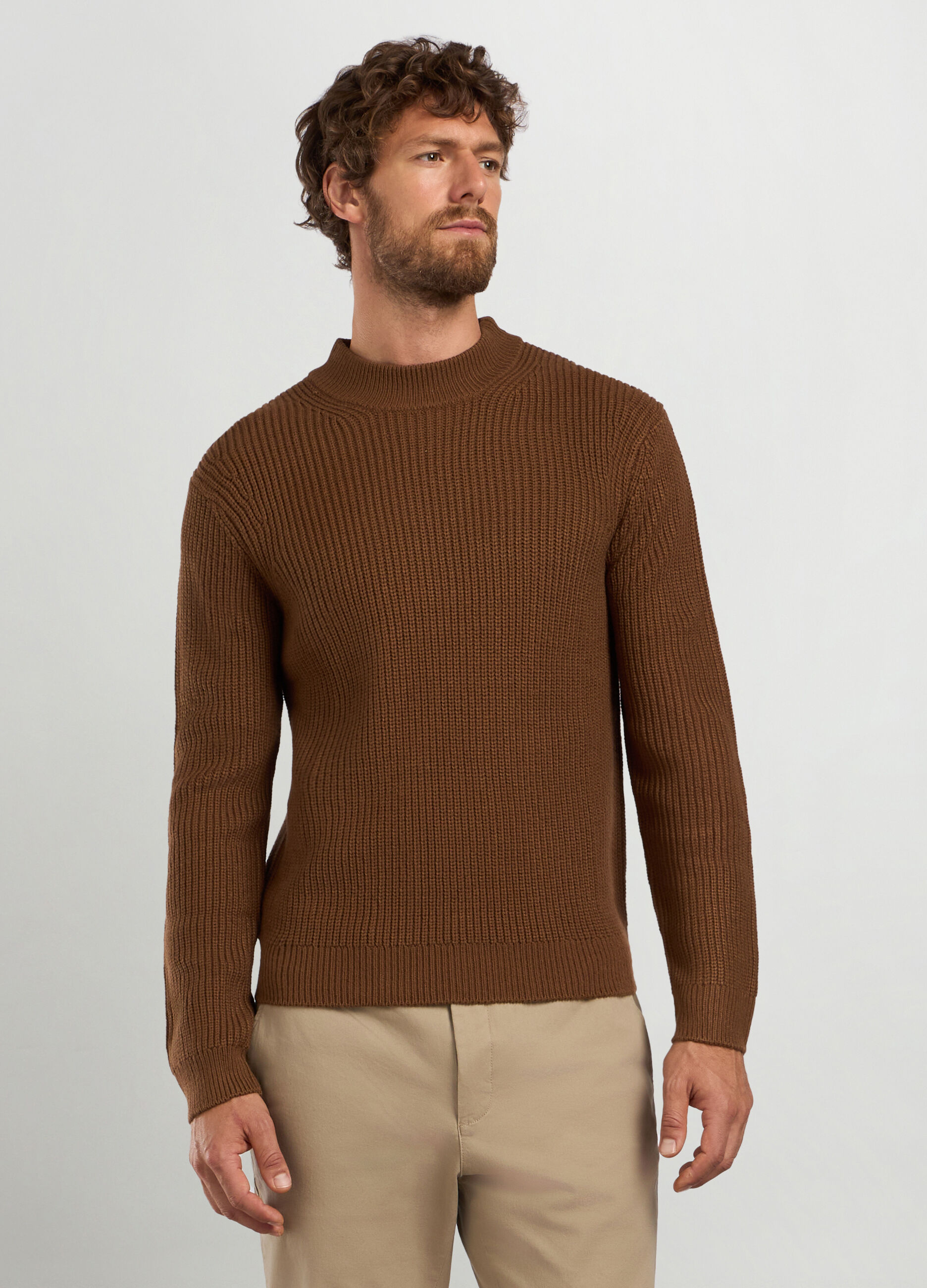 Maglione lupetto costa inglese uomo_0