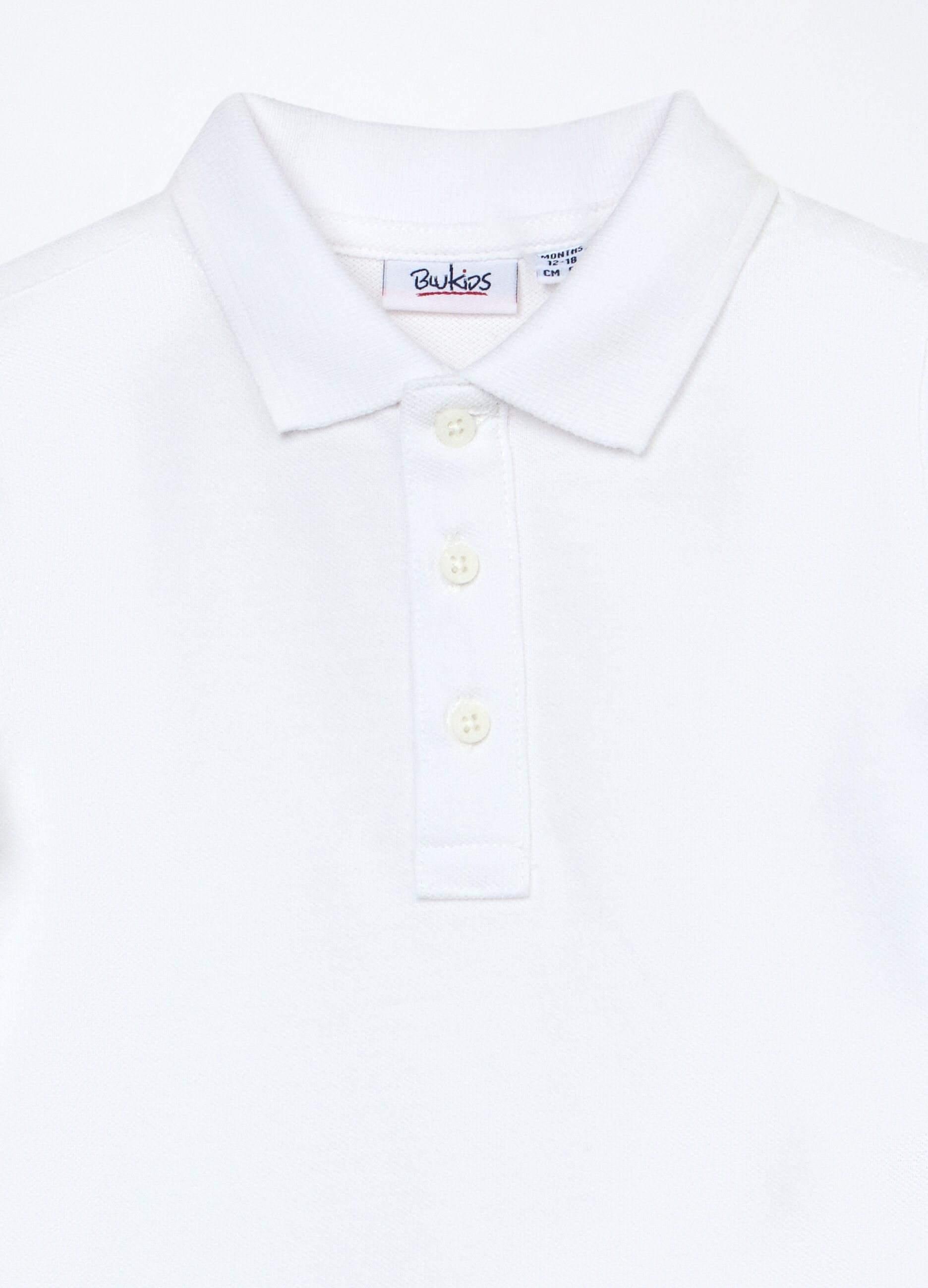Polo in puro cotone piquet neonato_2