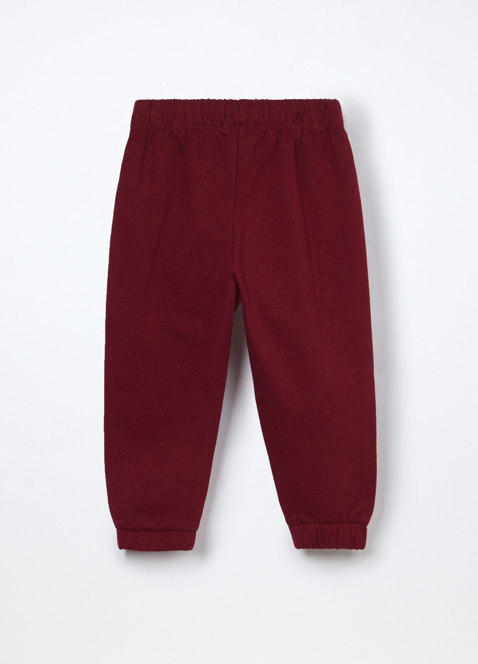 Jogger in french terry di puro cotone neonato_1