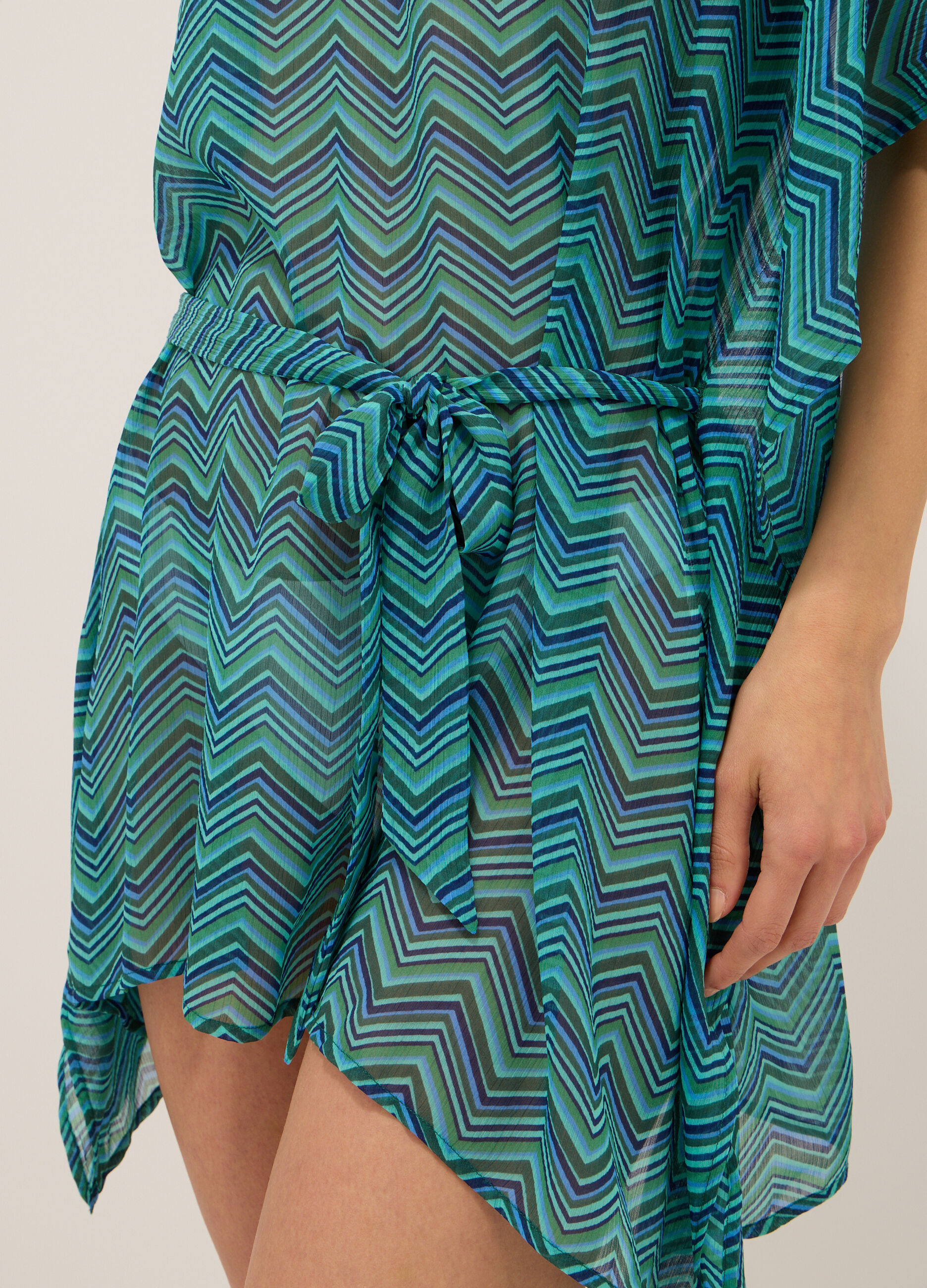 Copricostume in chiffon donna_2