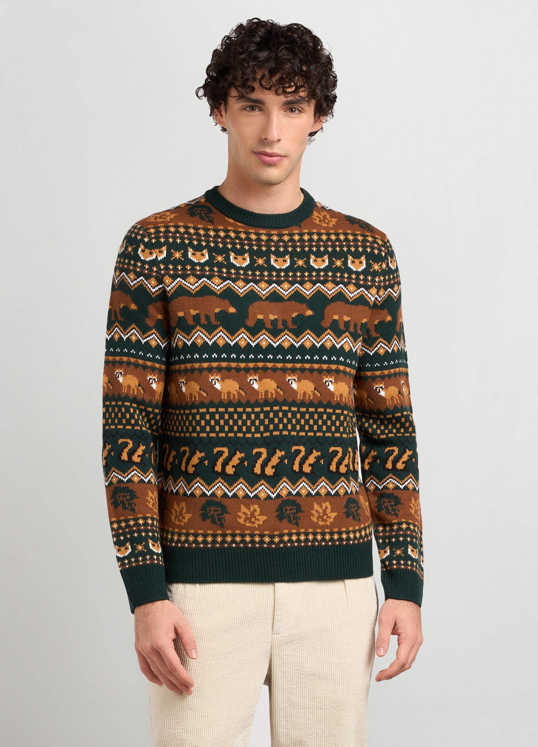 Maglione girocollo autunnale uomo_0