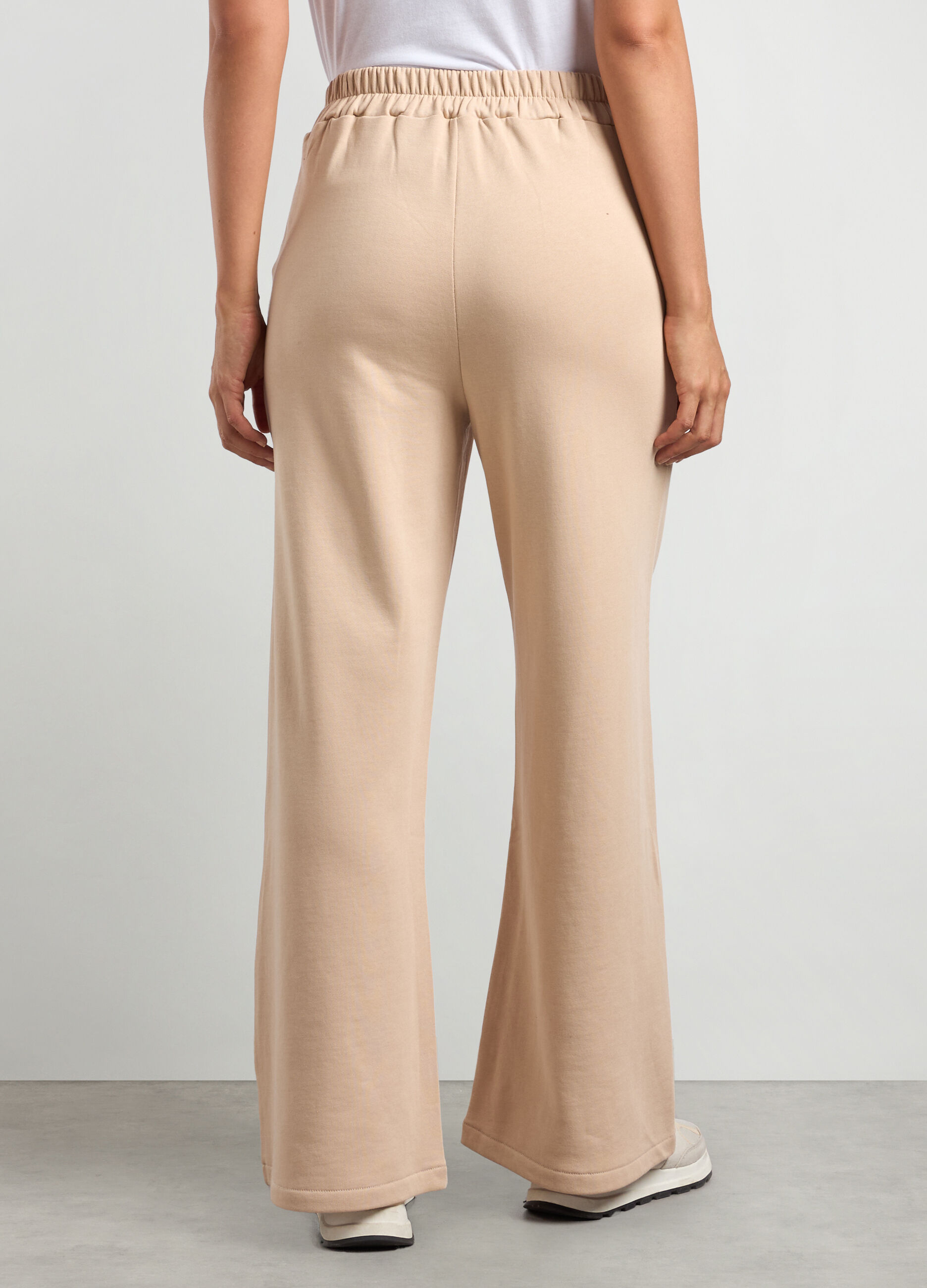 Jogger in french terry di puro cotone donna_1