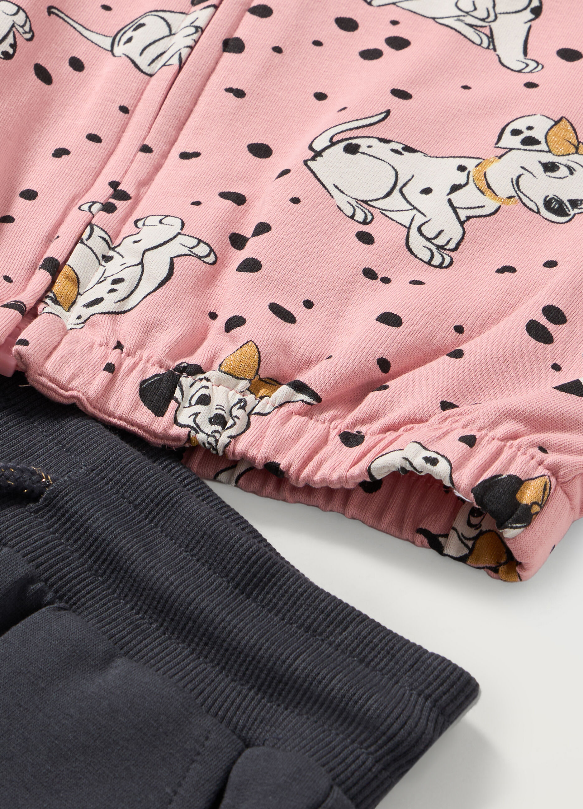 Jogging set Disney in french terry stretch neonata_1