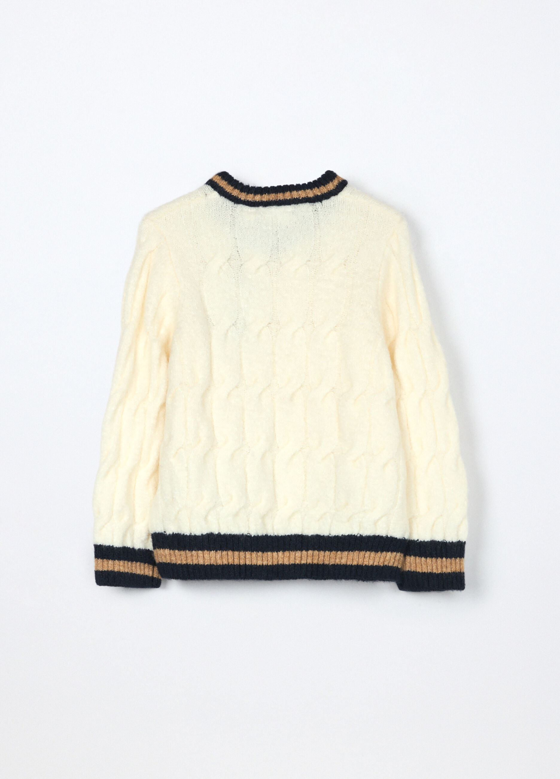 Tricot a treccia neonato_1