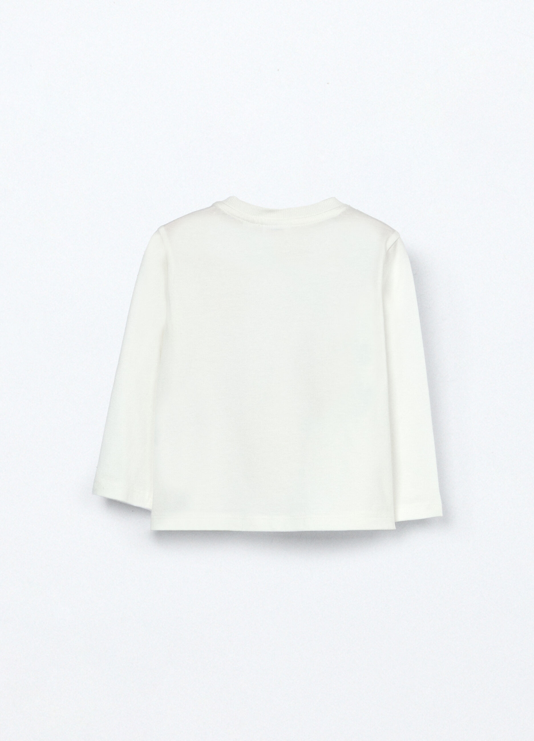 T-shirt in jersey di puro cotone neonato_1