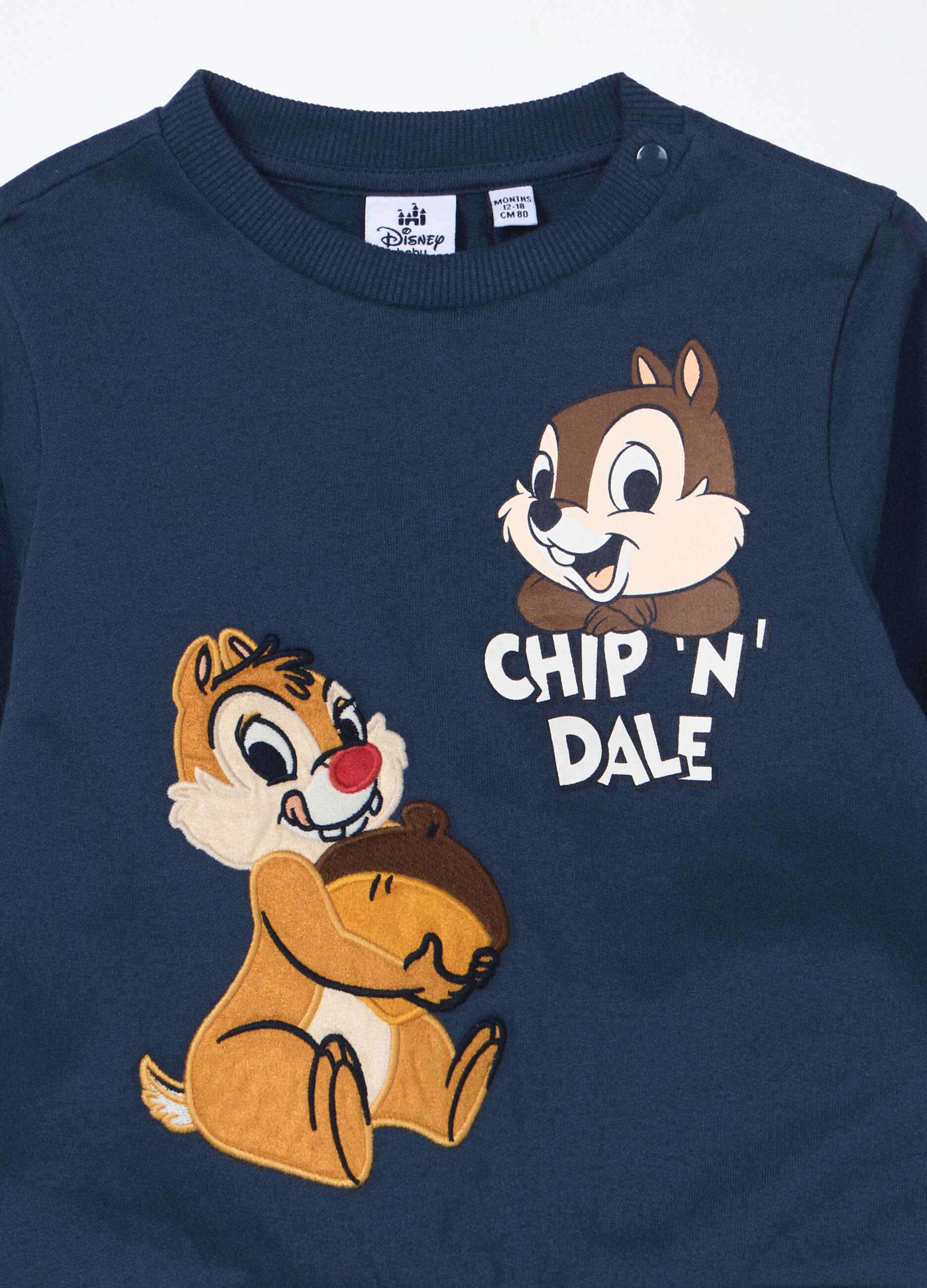 Jogging set in puro cotone fleece neonato_2